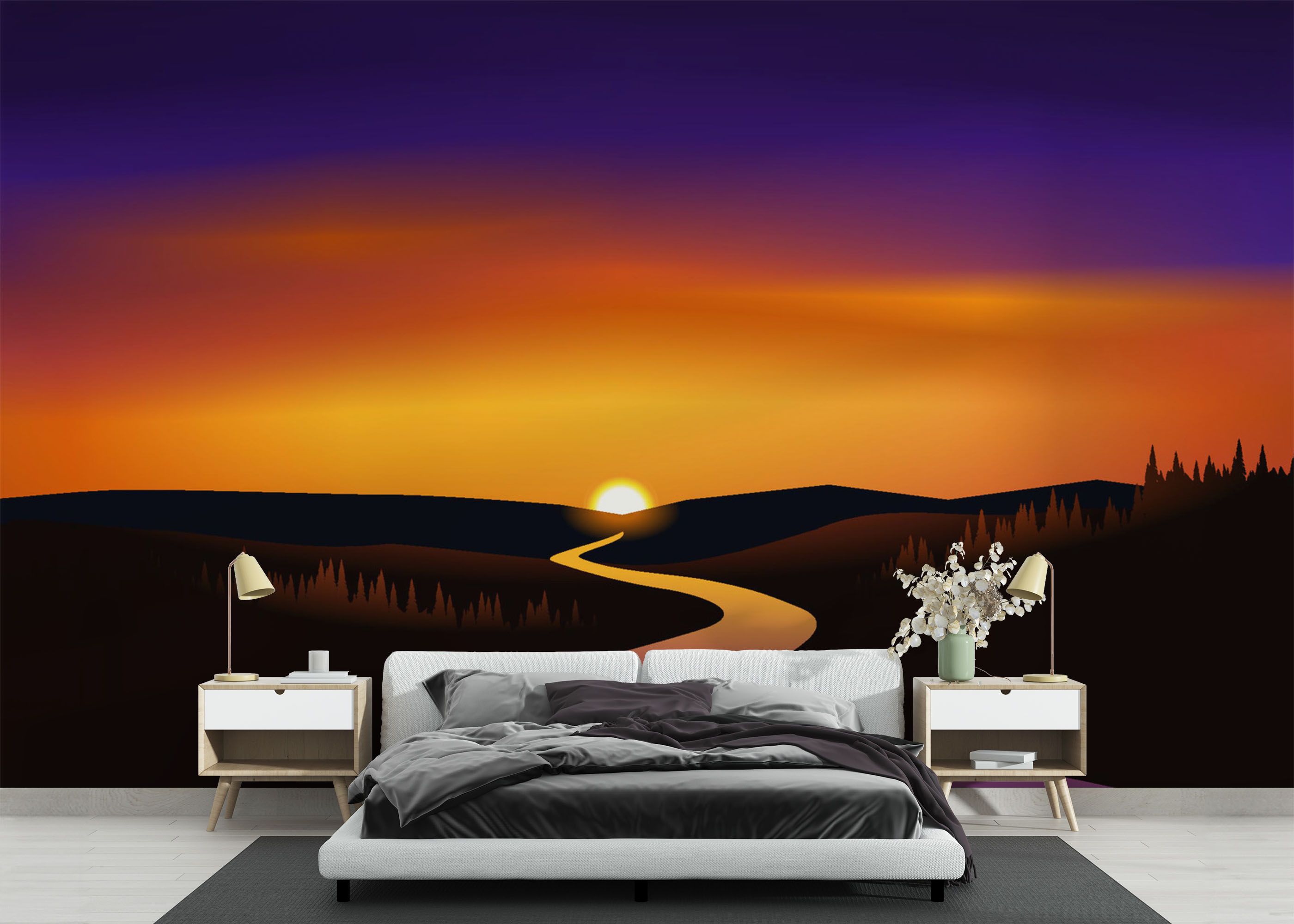 Purple River Sunset mockup 3