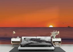 Sunset Green Boat mockup 3