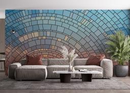 Circle Glass Sunset mockup 4