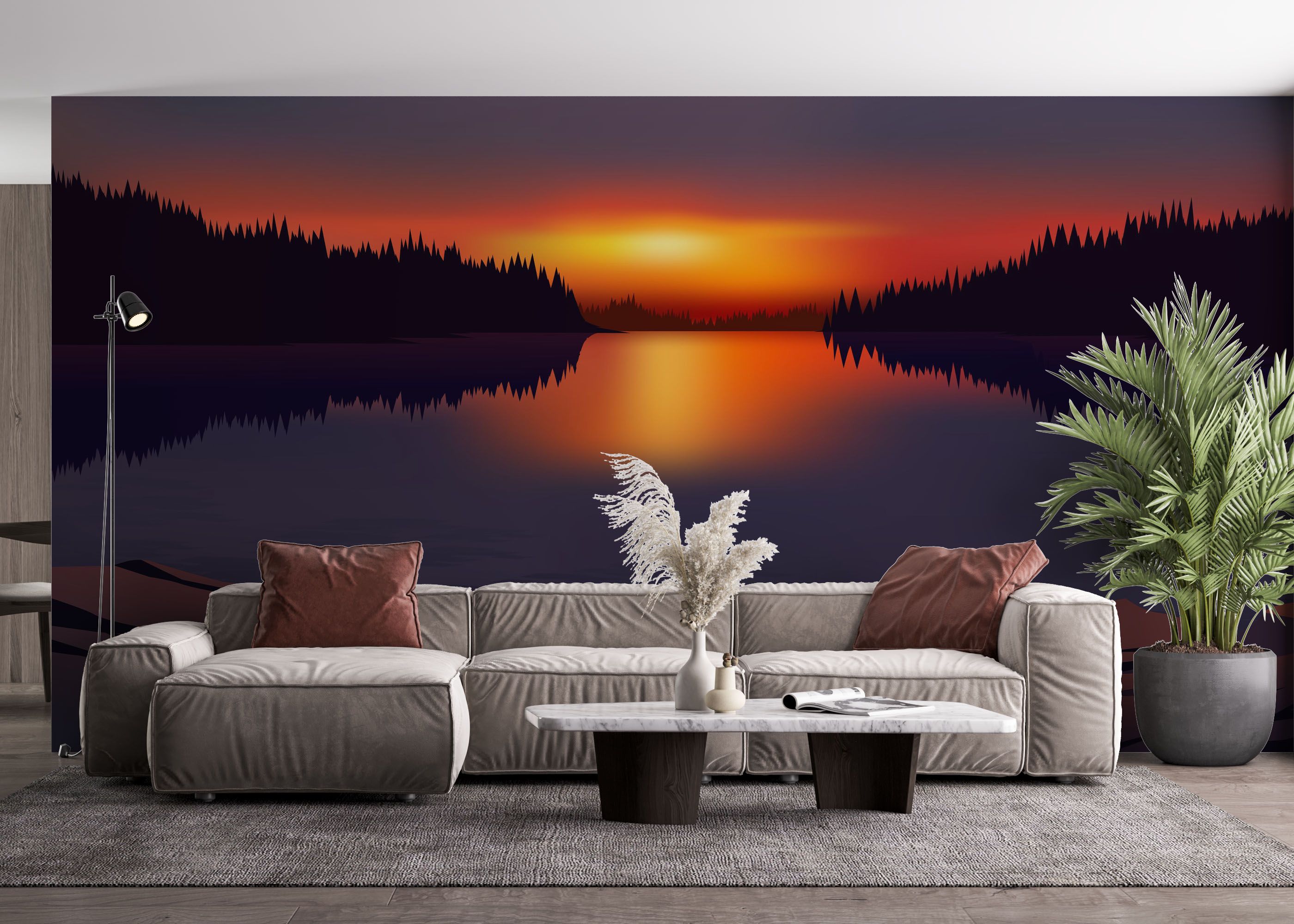 Small Sunset Art mockup 4