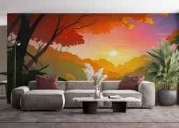 Sunset Autumn View mockup 4