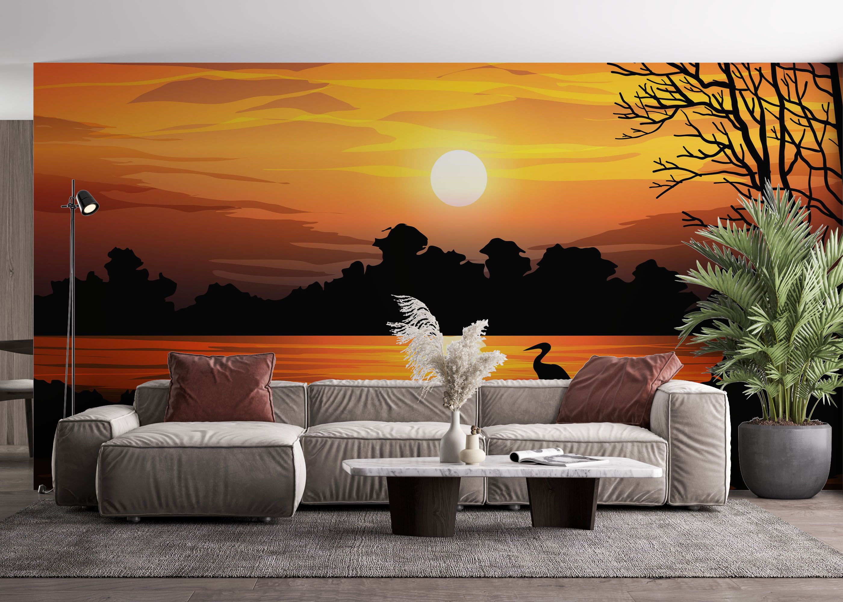 Sunset Land Bird mockup 4