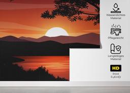 Red Sunset Hill mockup 5