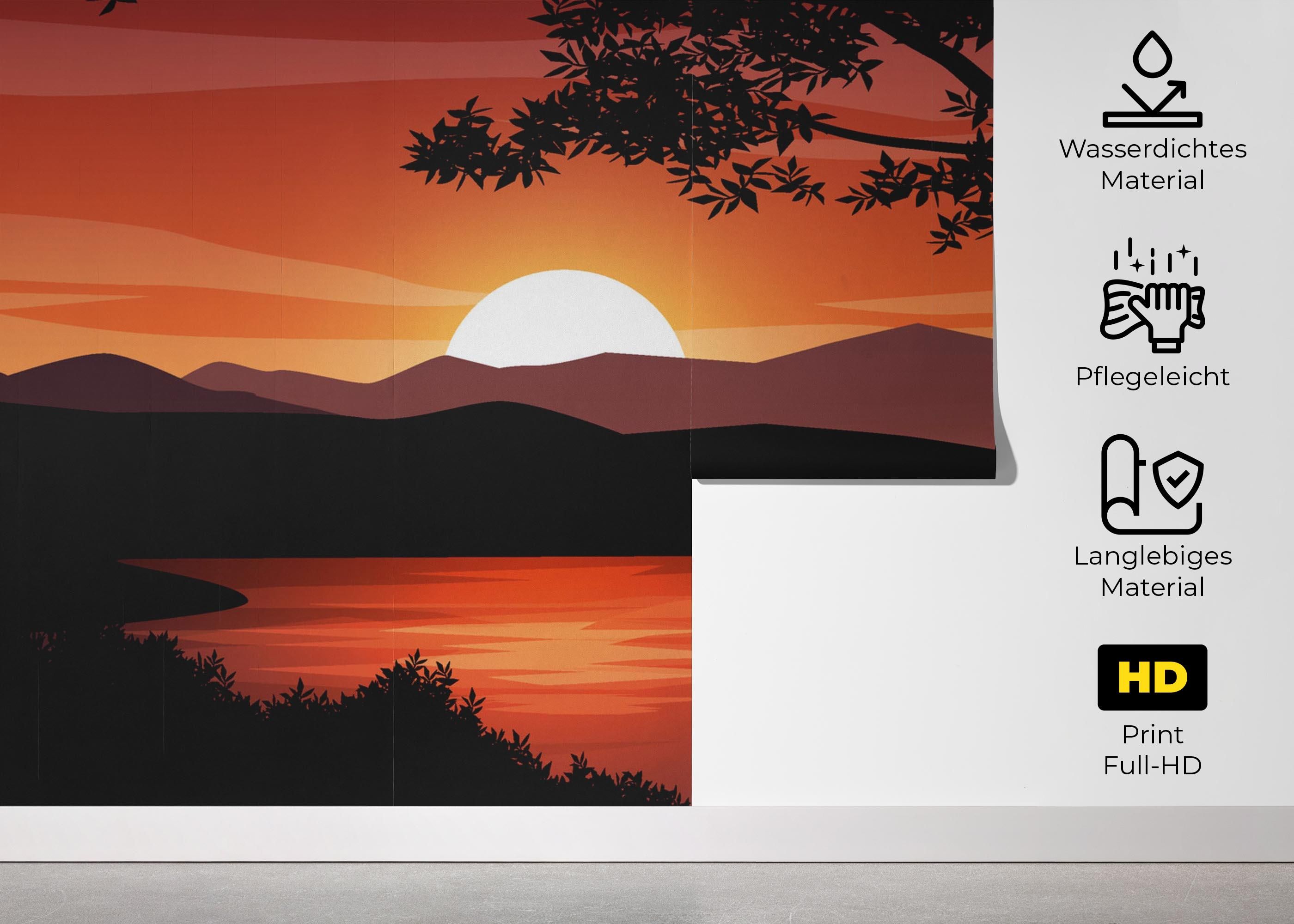 Red Sunset Hill mockup 5