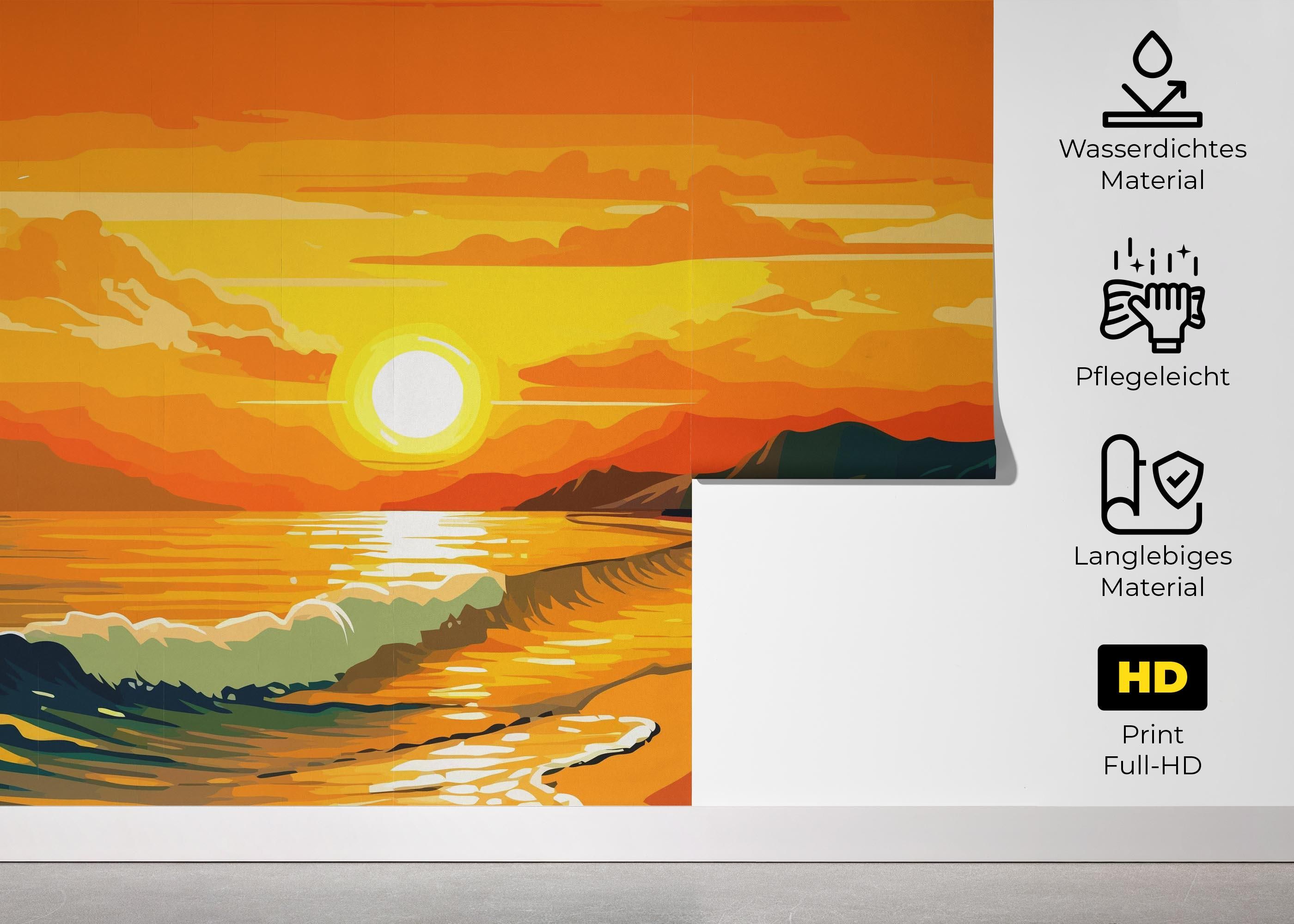 Sunset Art Beach mockup 5