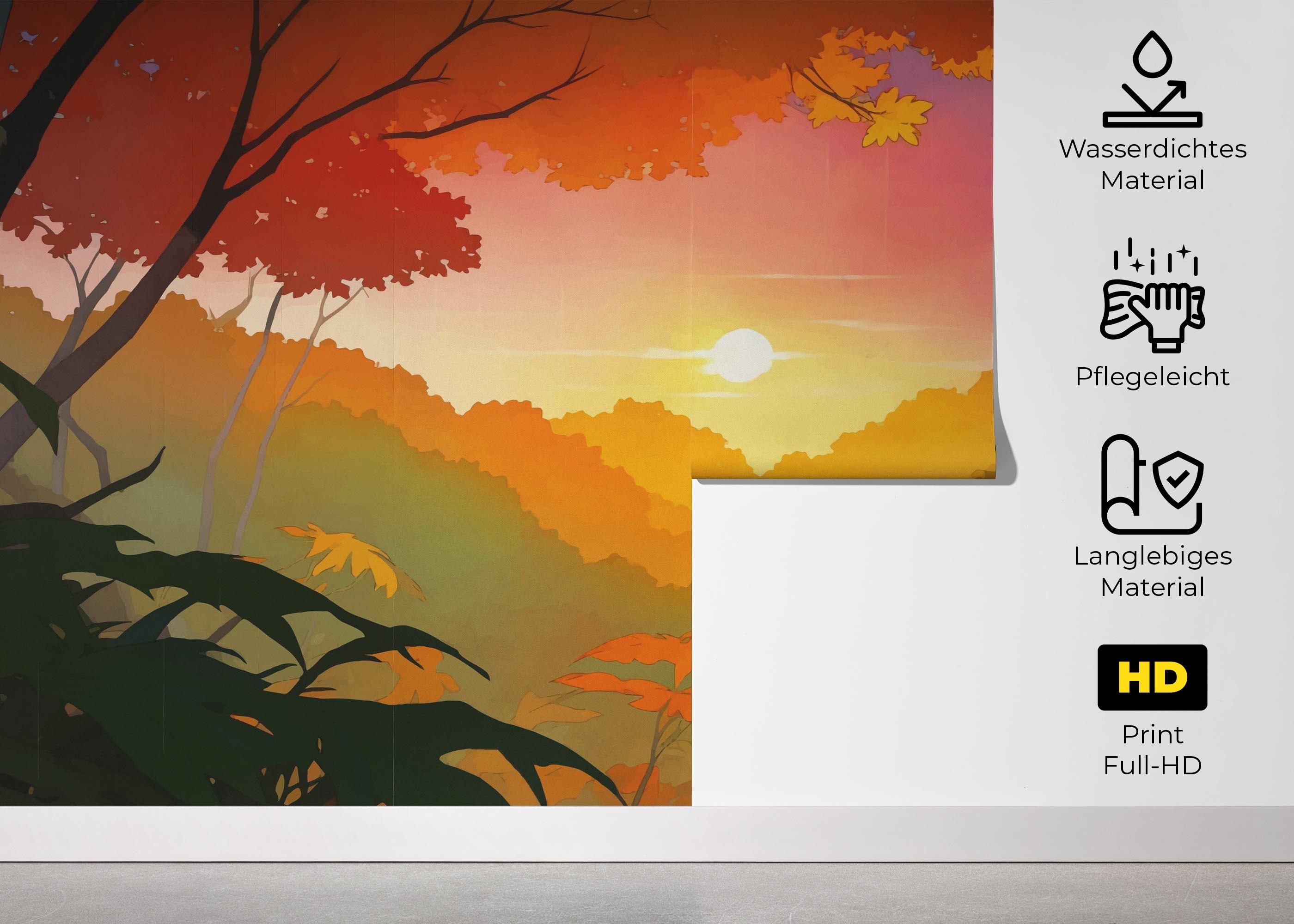 Sunset Autumn View mockup 5