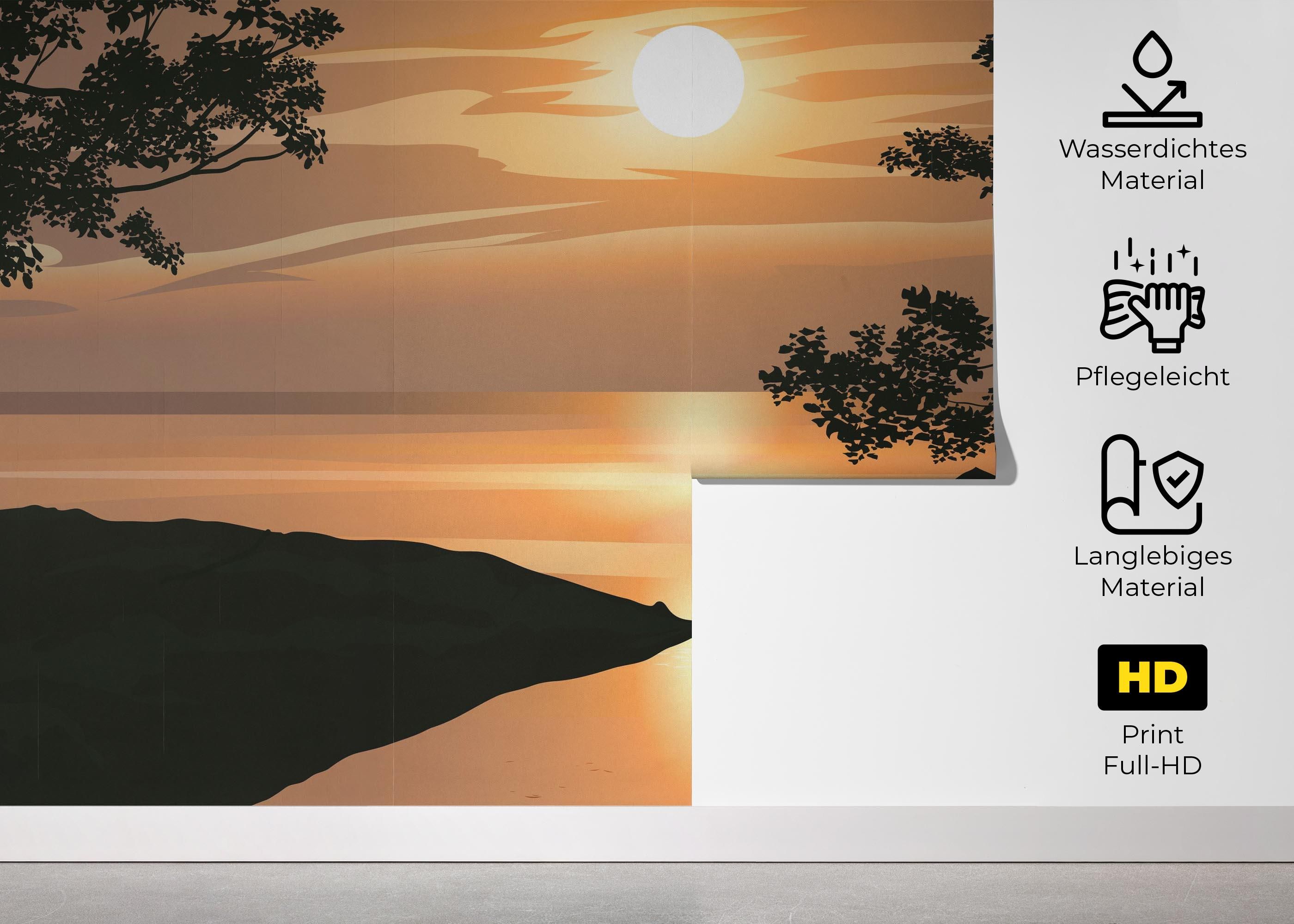 Sunset Cream River mockup 5