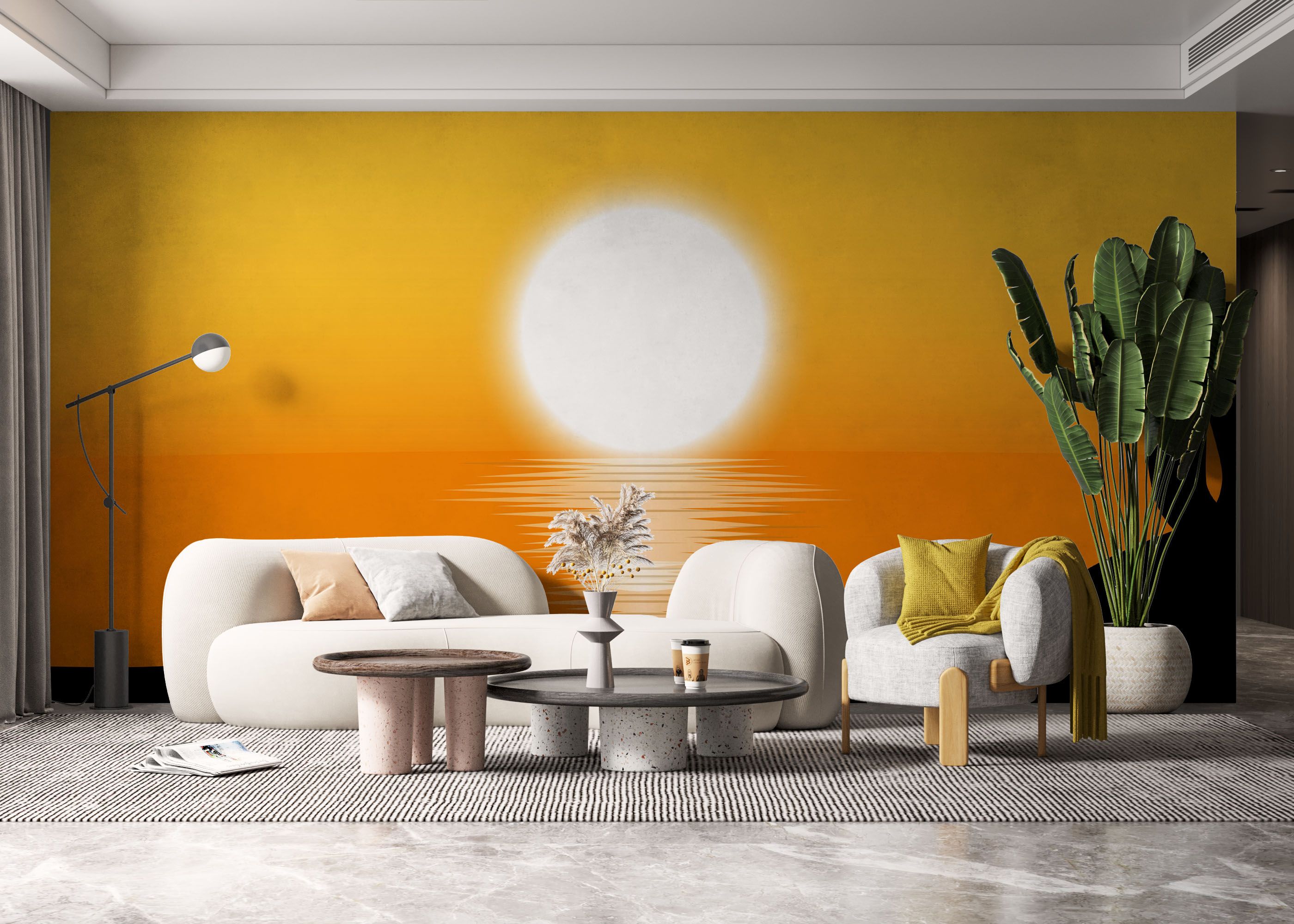 Buddha Sunset Art mockup 6