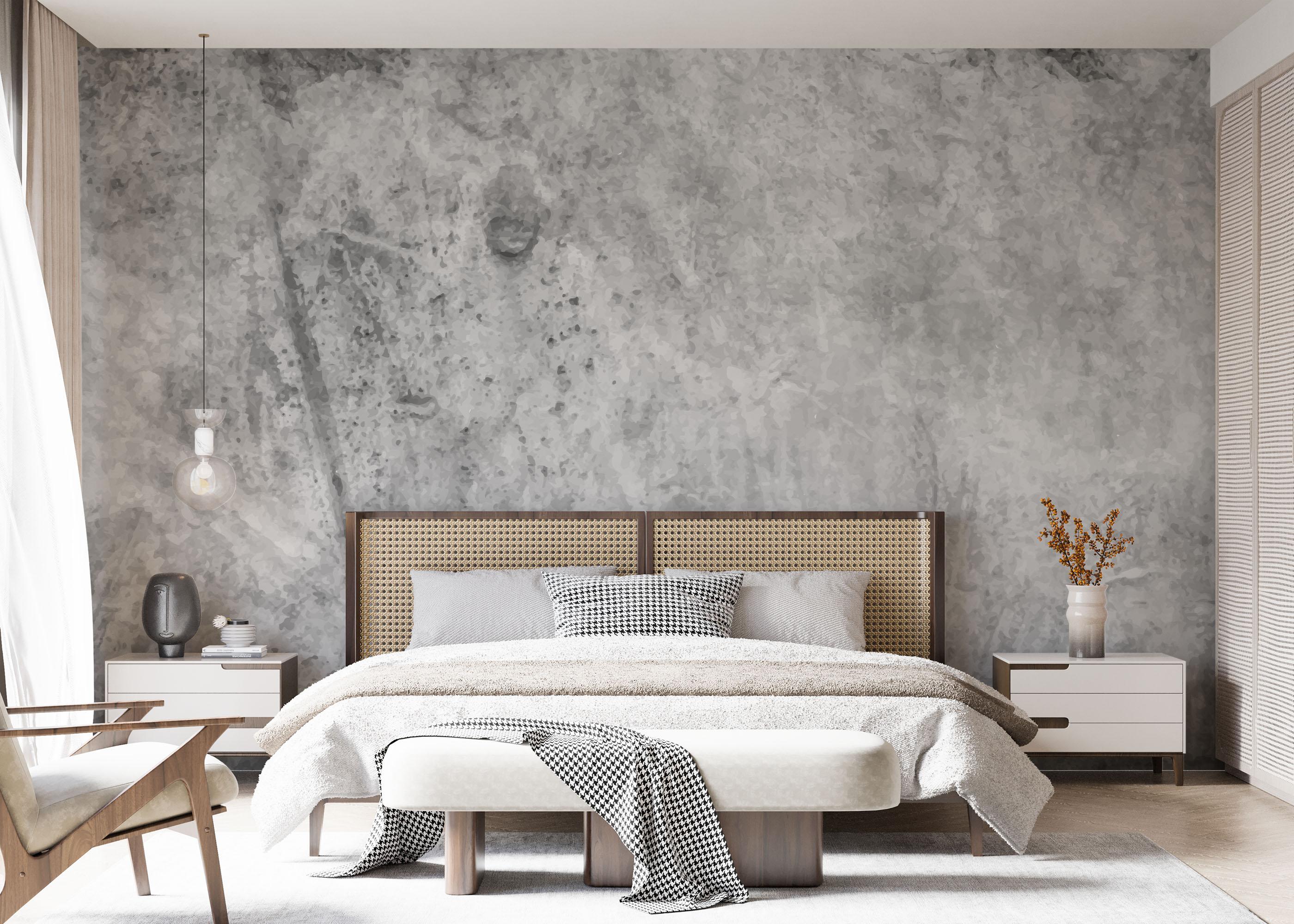 Fototapete Concrete Dark Shadow mockup 7