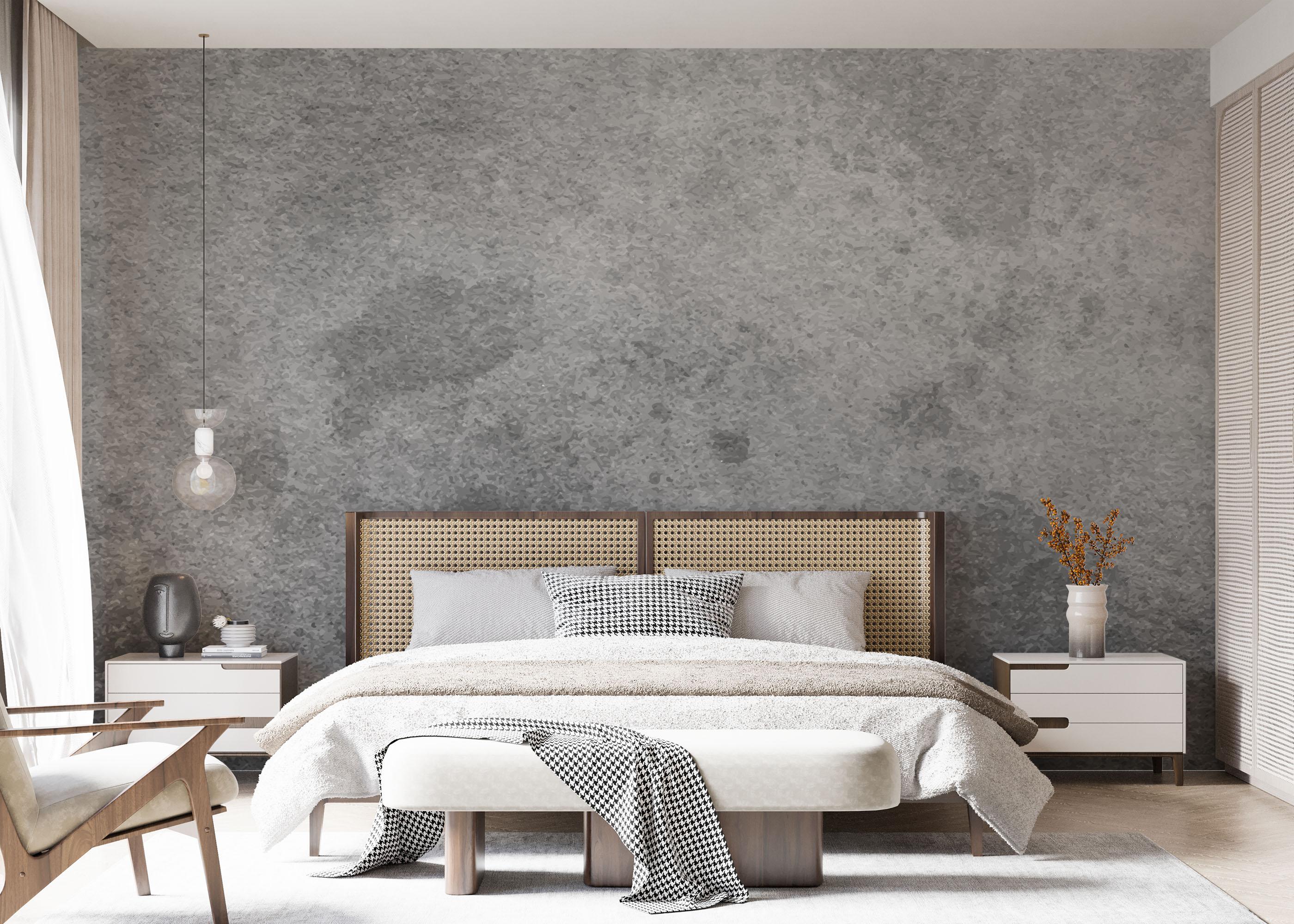 Fototapete Dark Grey Concrete mockup 7