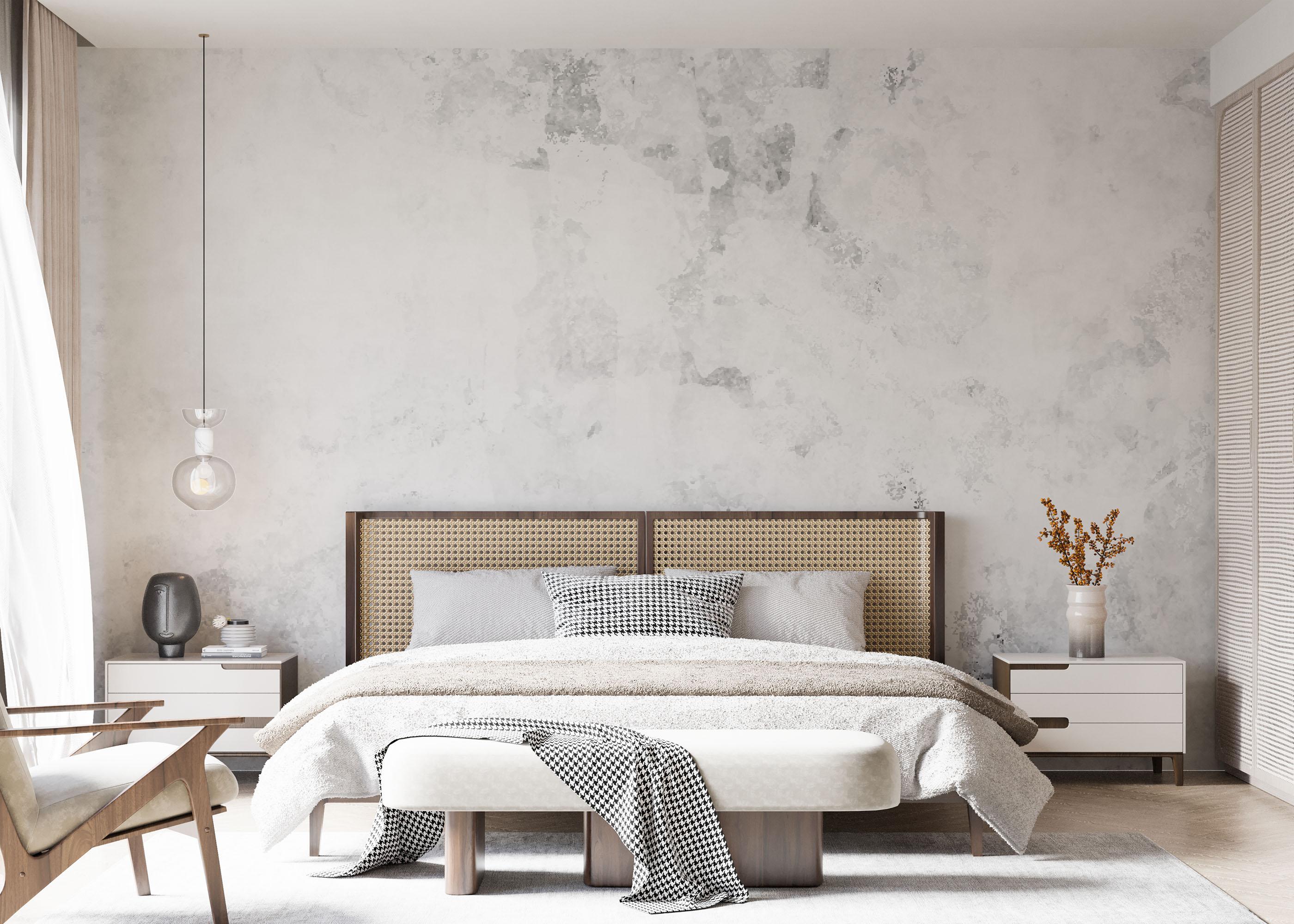 Fototapete Grey Wall Concrete mockup 7