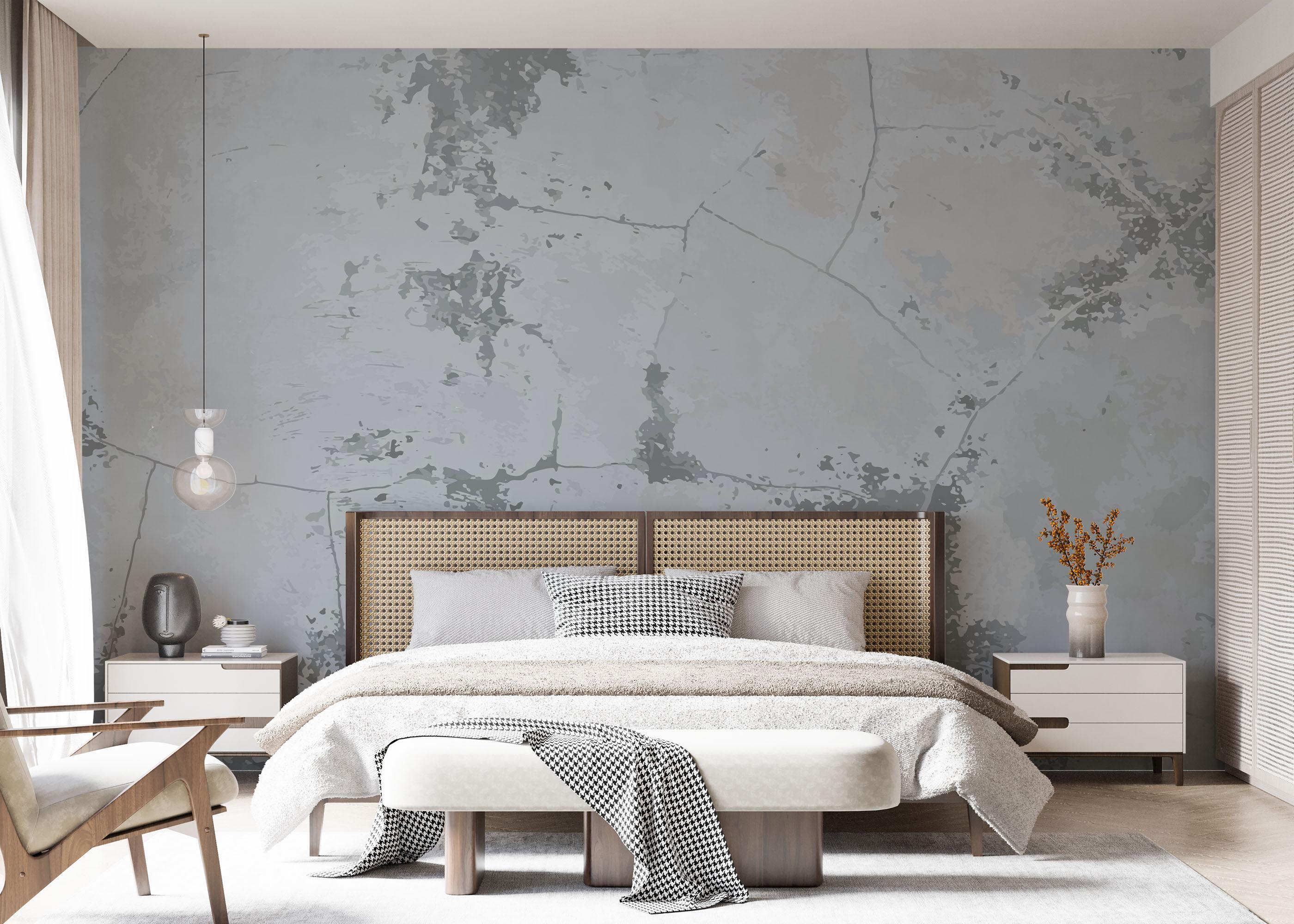 Fototapete Purple Light Concrete mockup 7