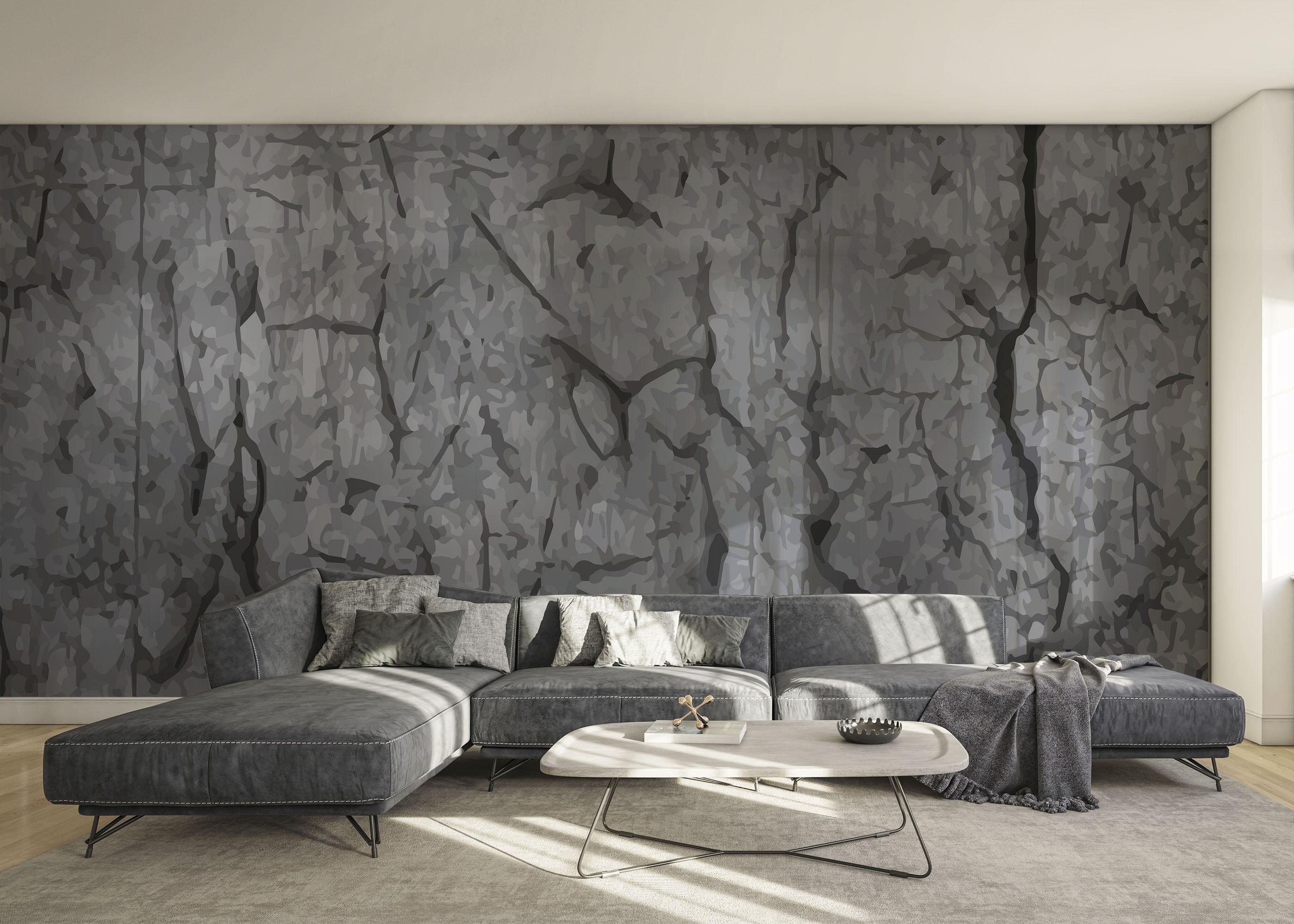 Fototapete Big Crack Concrete mockup 0