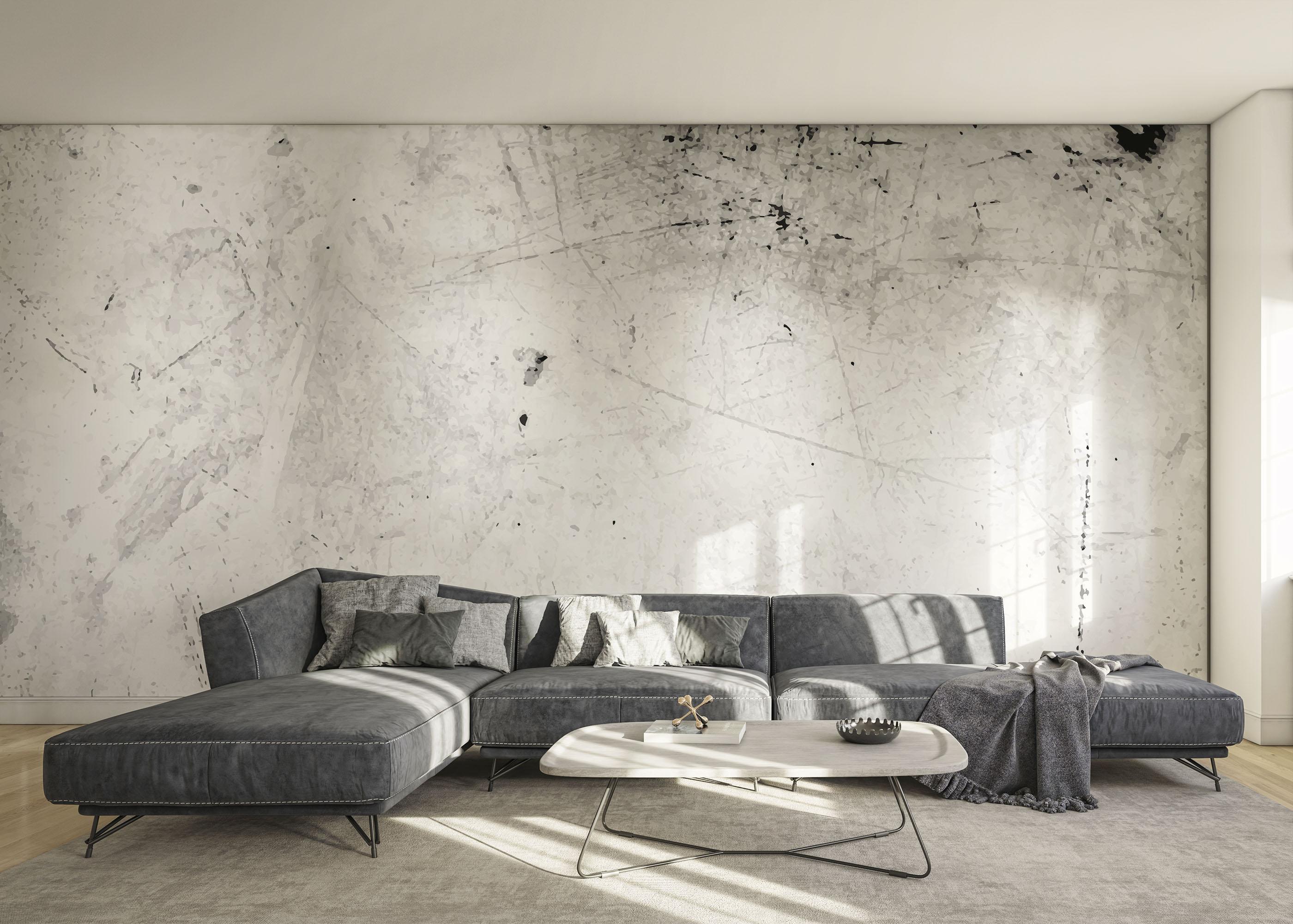 Fototapete Black Paint Concrete mockup 0