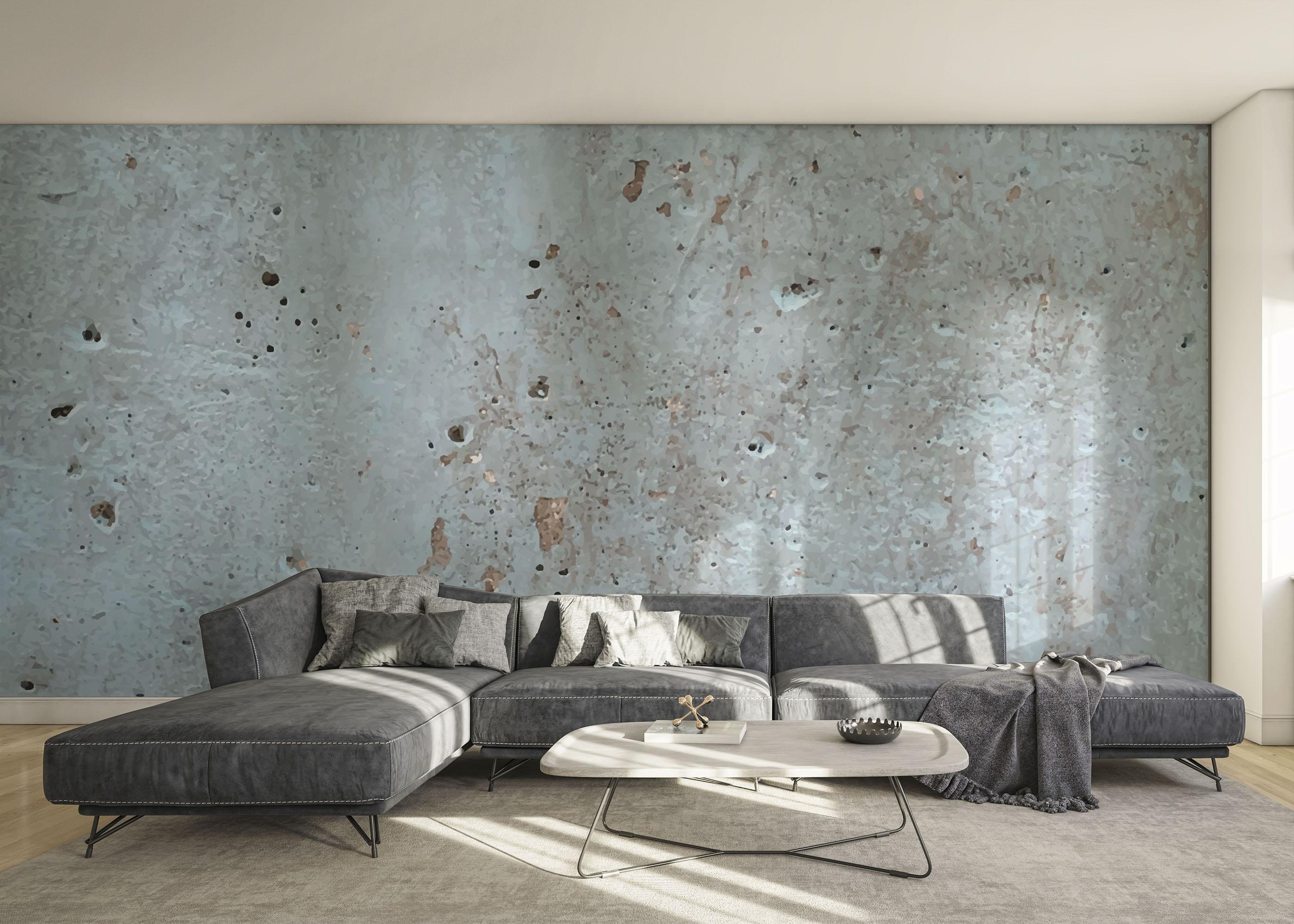 Fototapete Brown Crack Concrete mockup 0