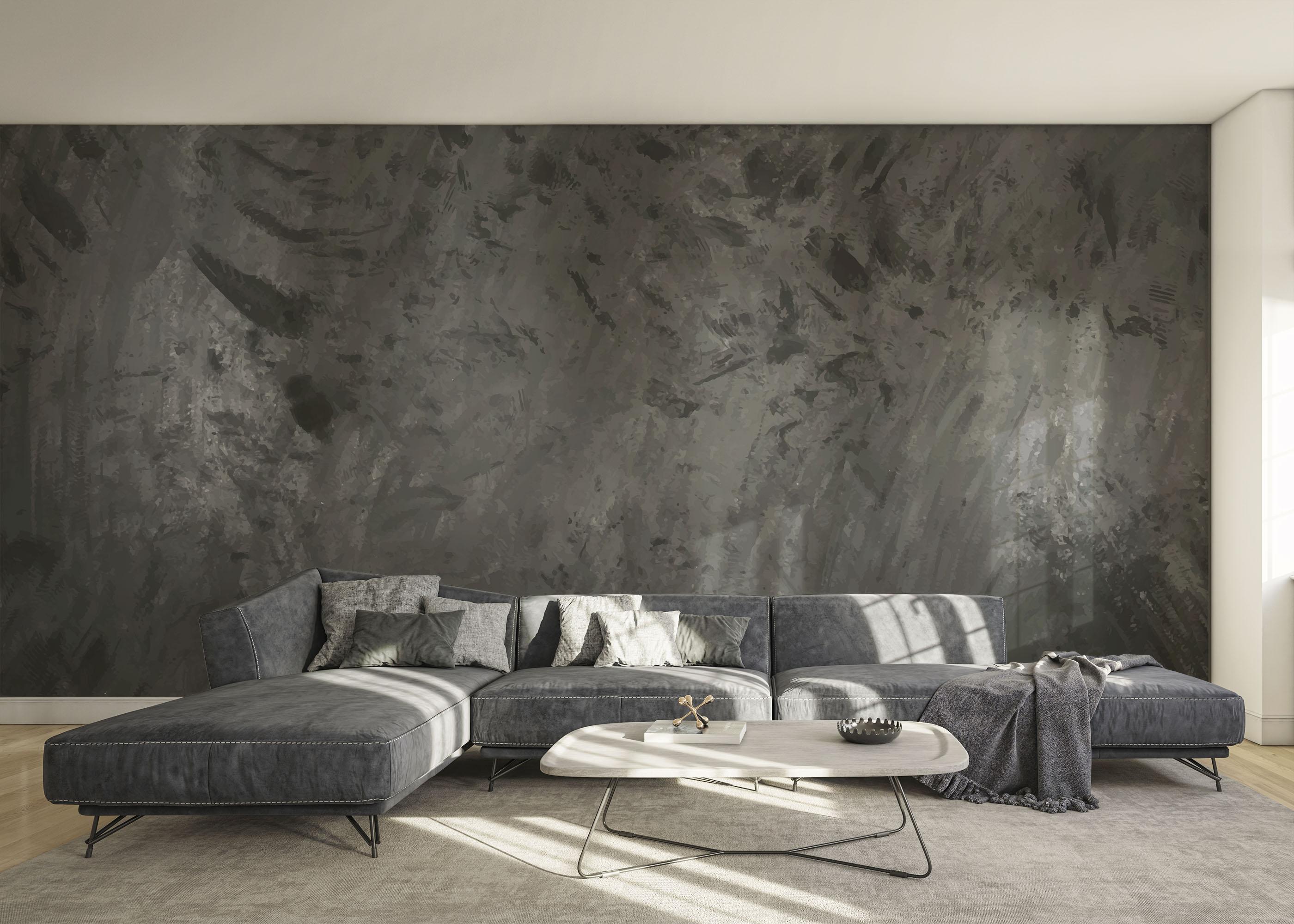 Fototapete Concrete Dark Grey mockup 0