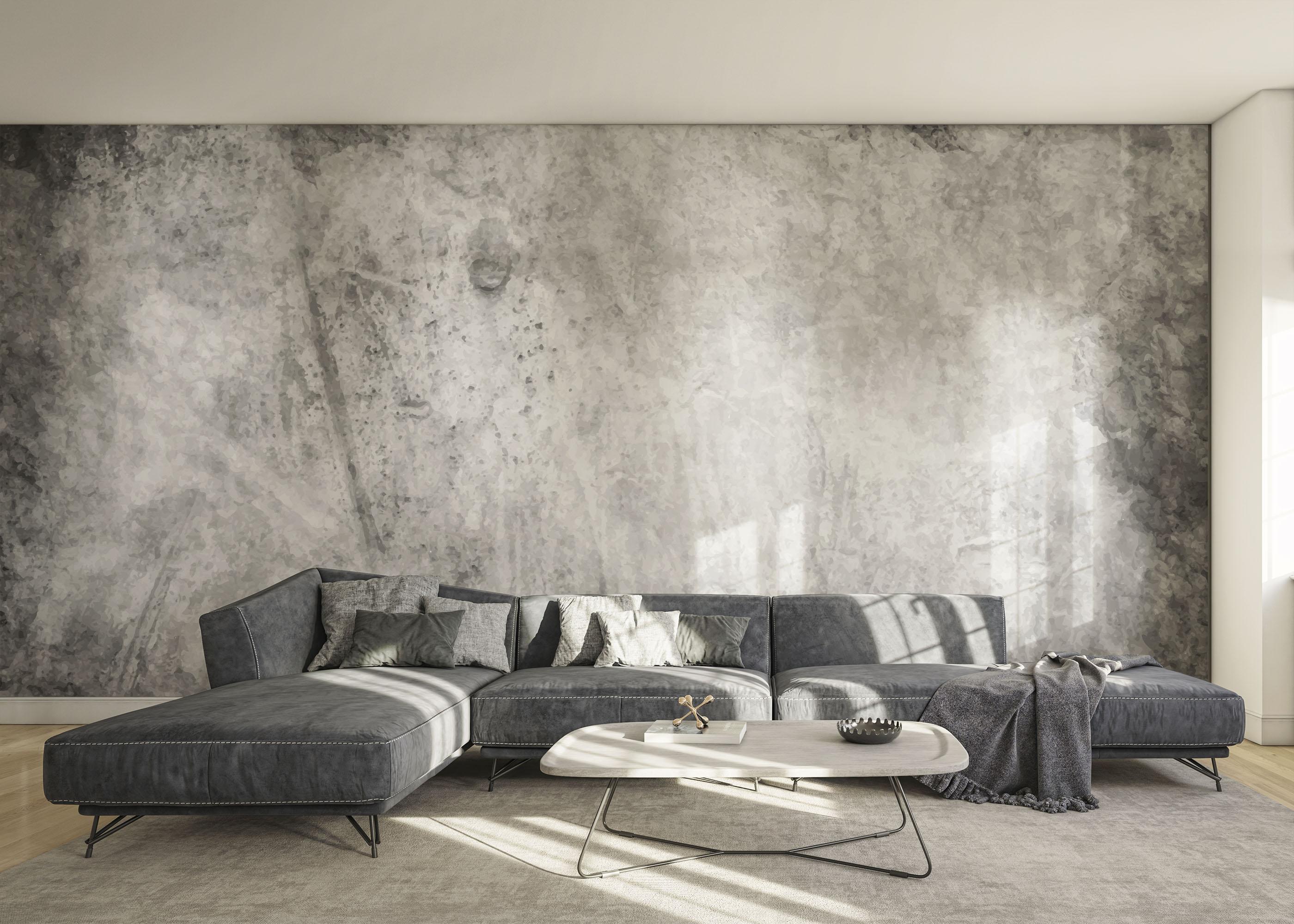 Fototapete Concrete Dark Shadow mockup 0