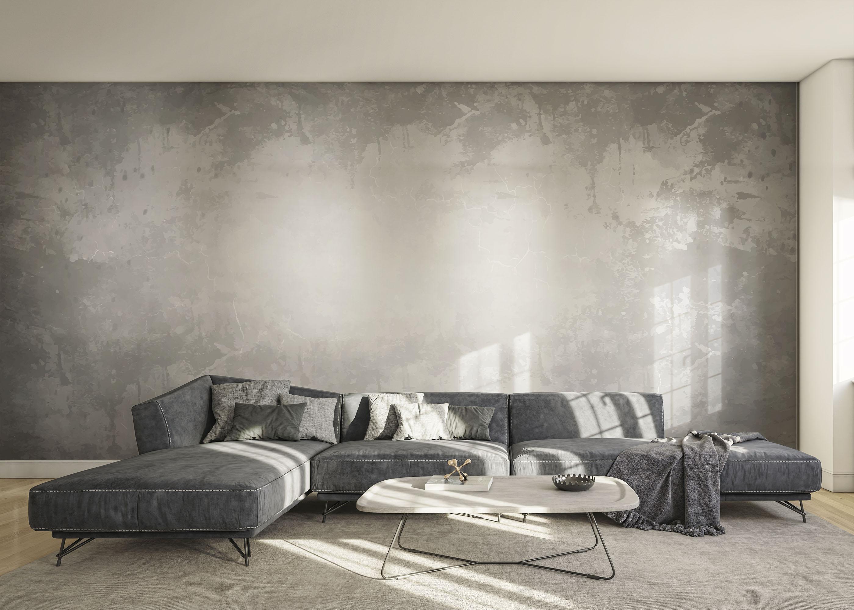 Fototapete Concrete Light Wall mockup 0