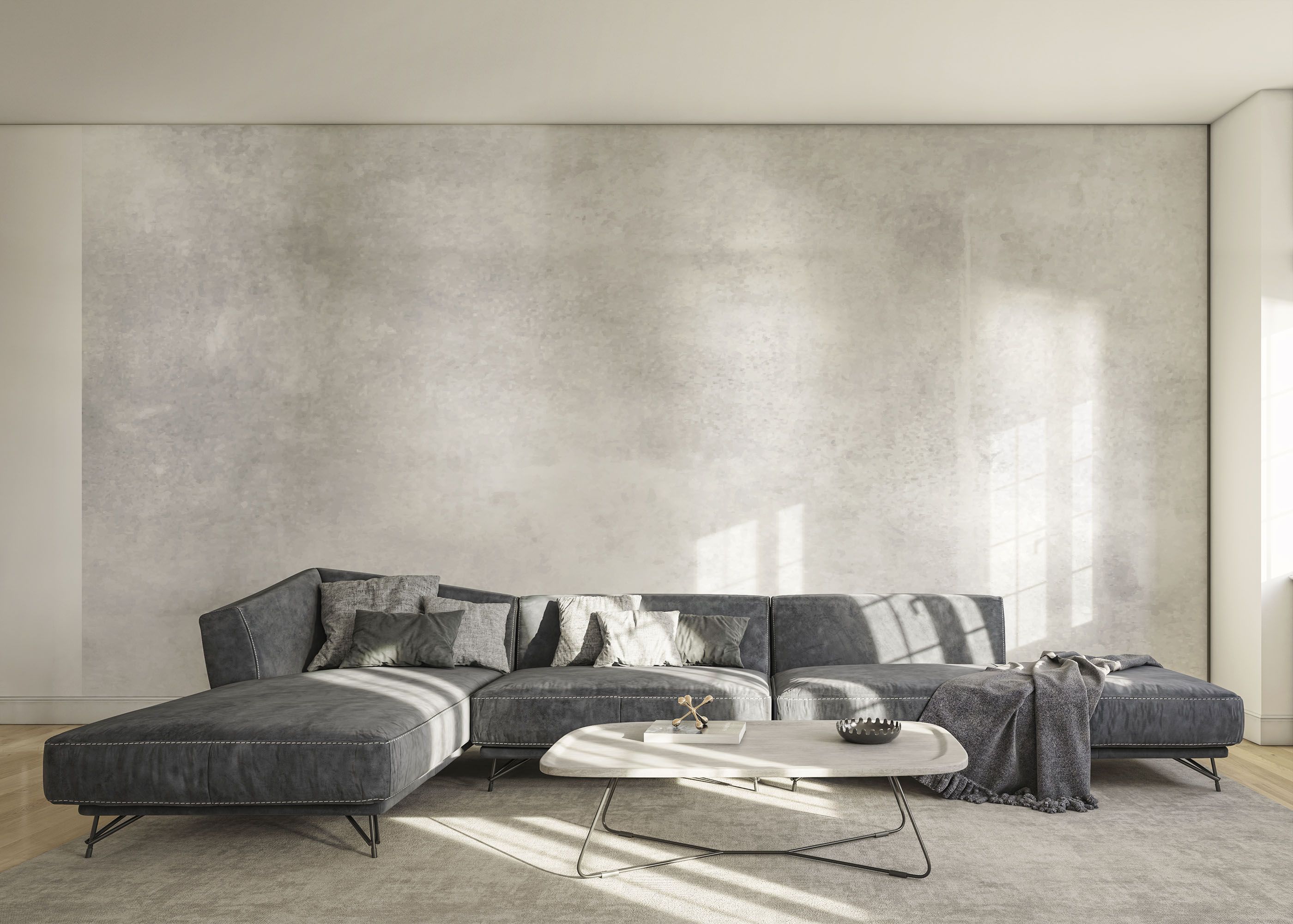 Finished Concrete Wall mockup 0