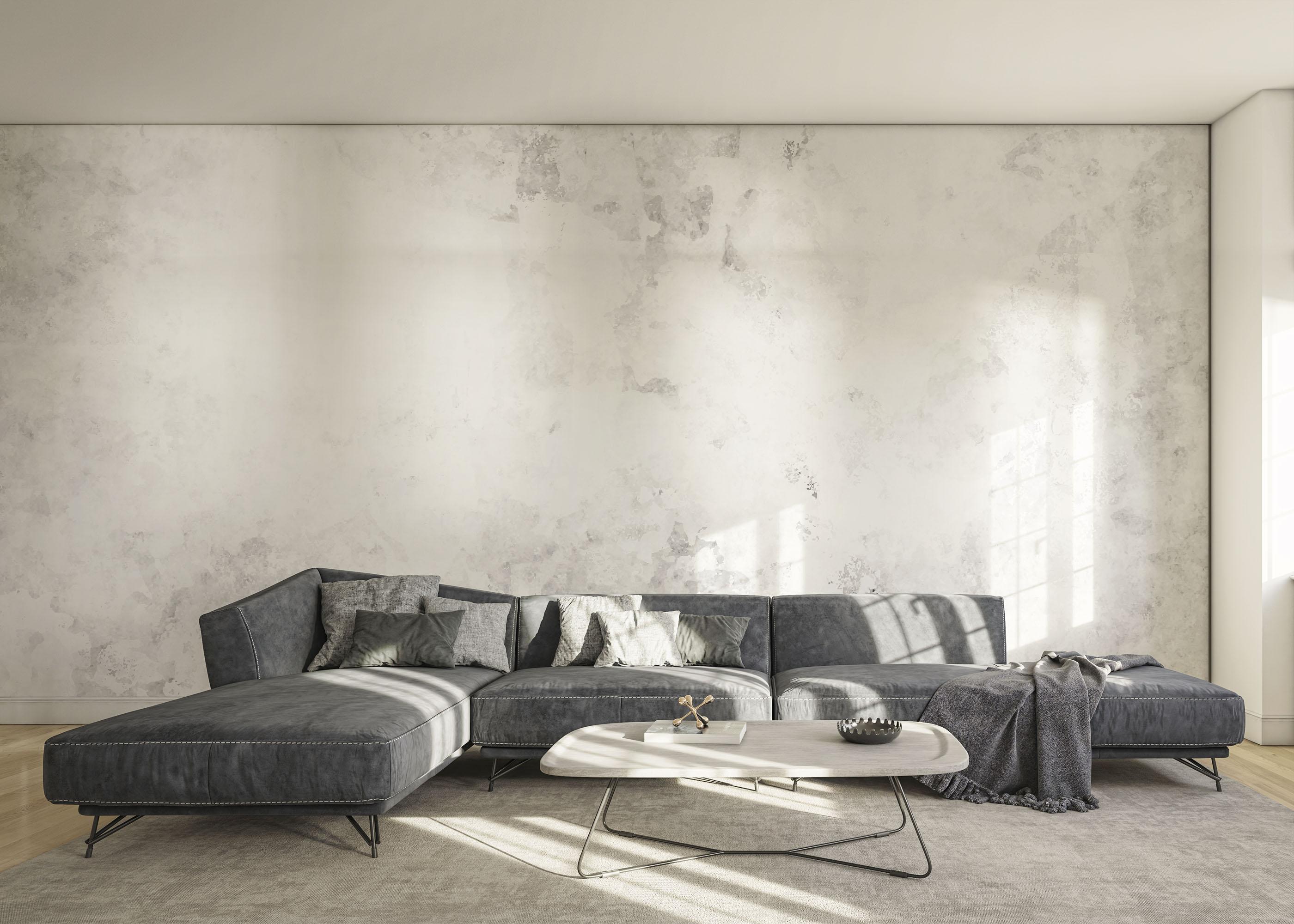 Fototapete Grey Wall Concrete mockup 0
