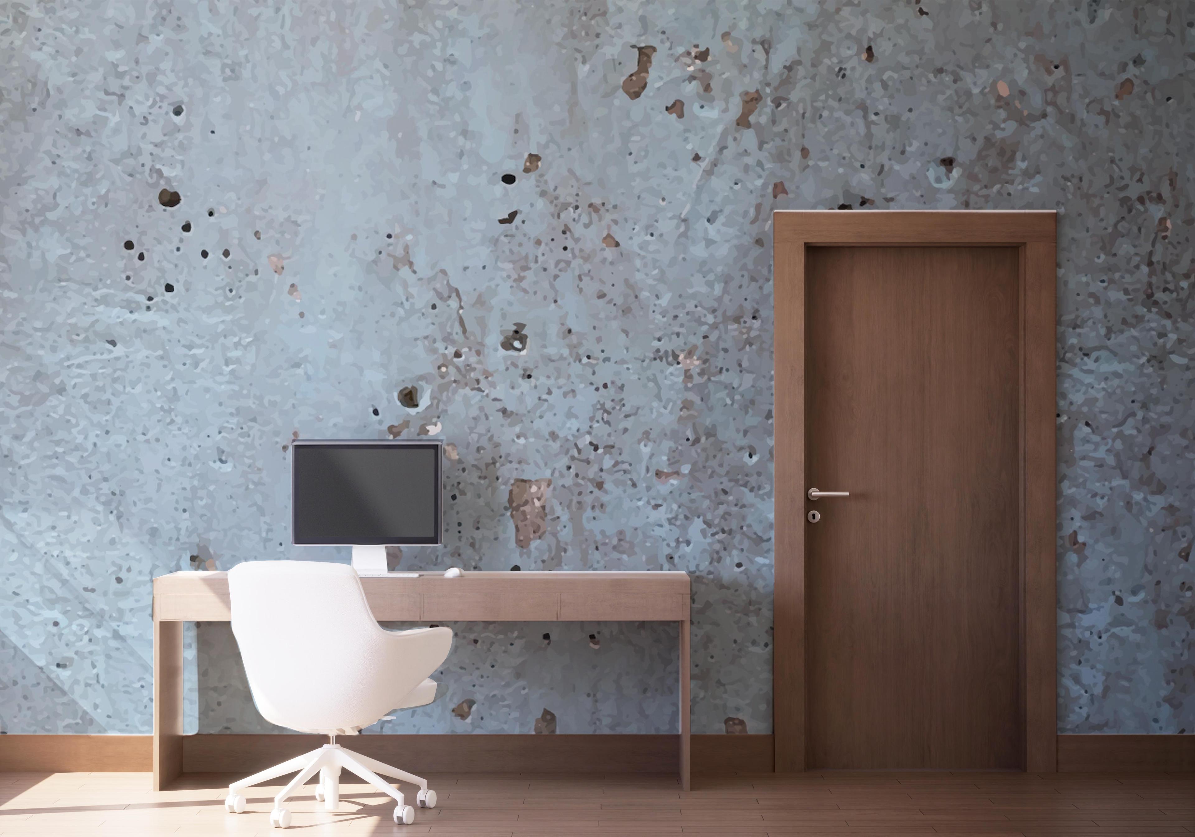 Fototapete Brown Crack Concrete mockup 1