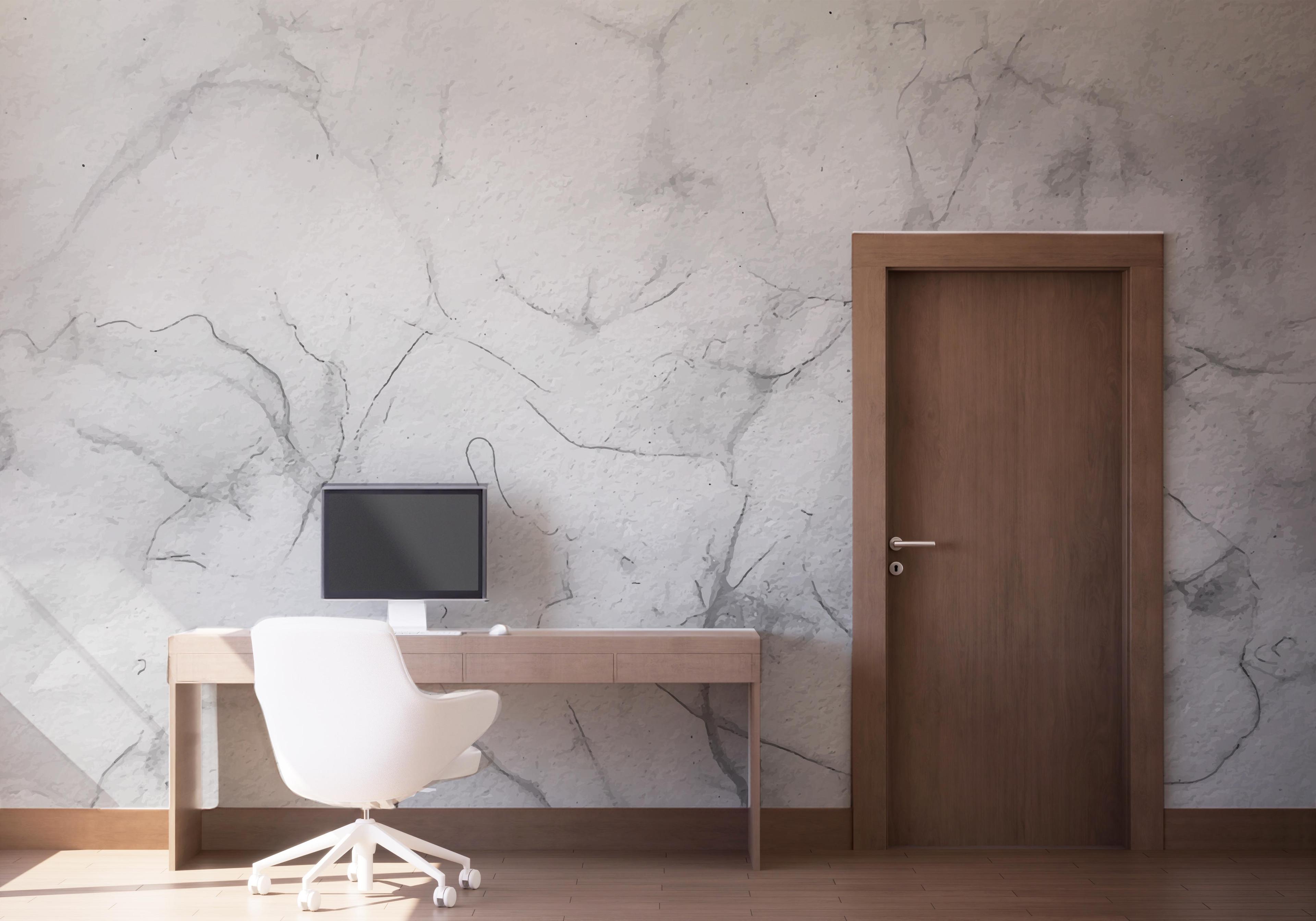 Fototapete Grey Ink Concrete mockup 1