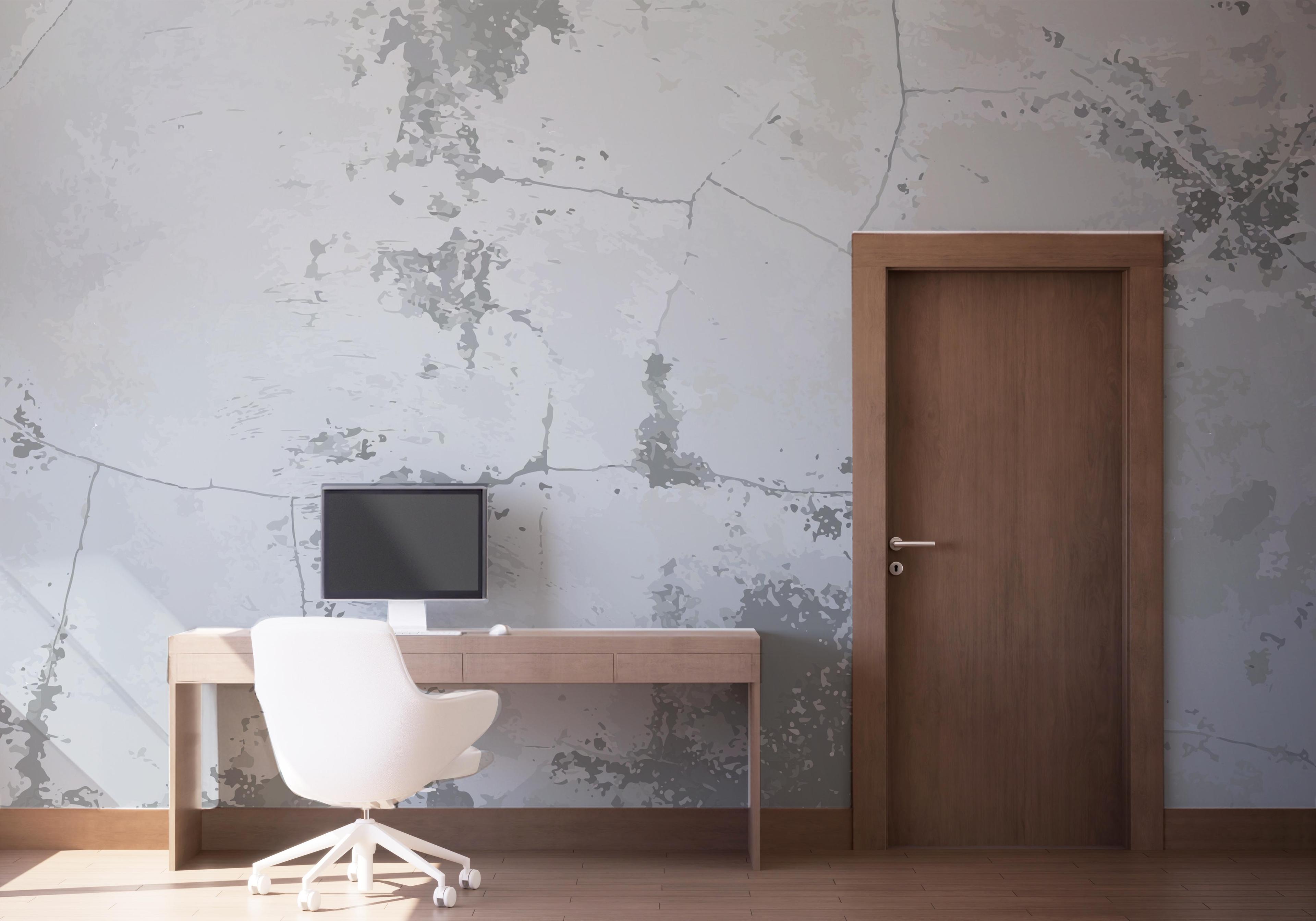 Fototapete Purple Light Concrete mockup 1