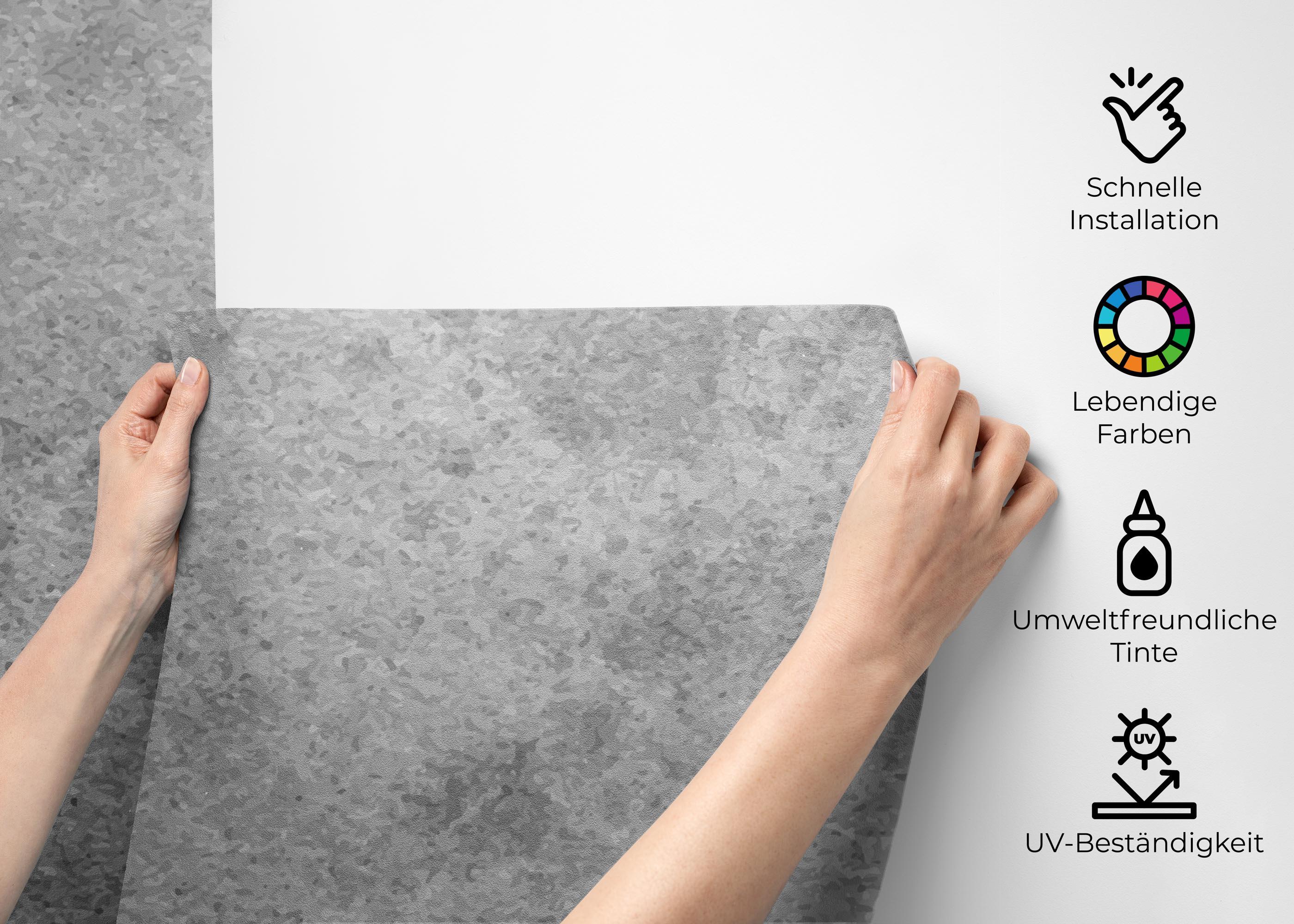 Fototapete Dark Grey Concrete mockup 2