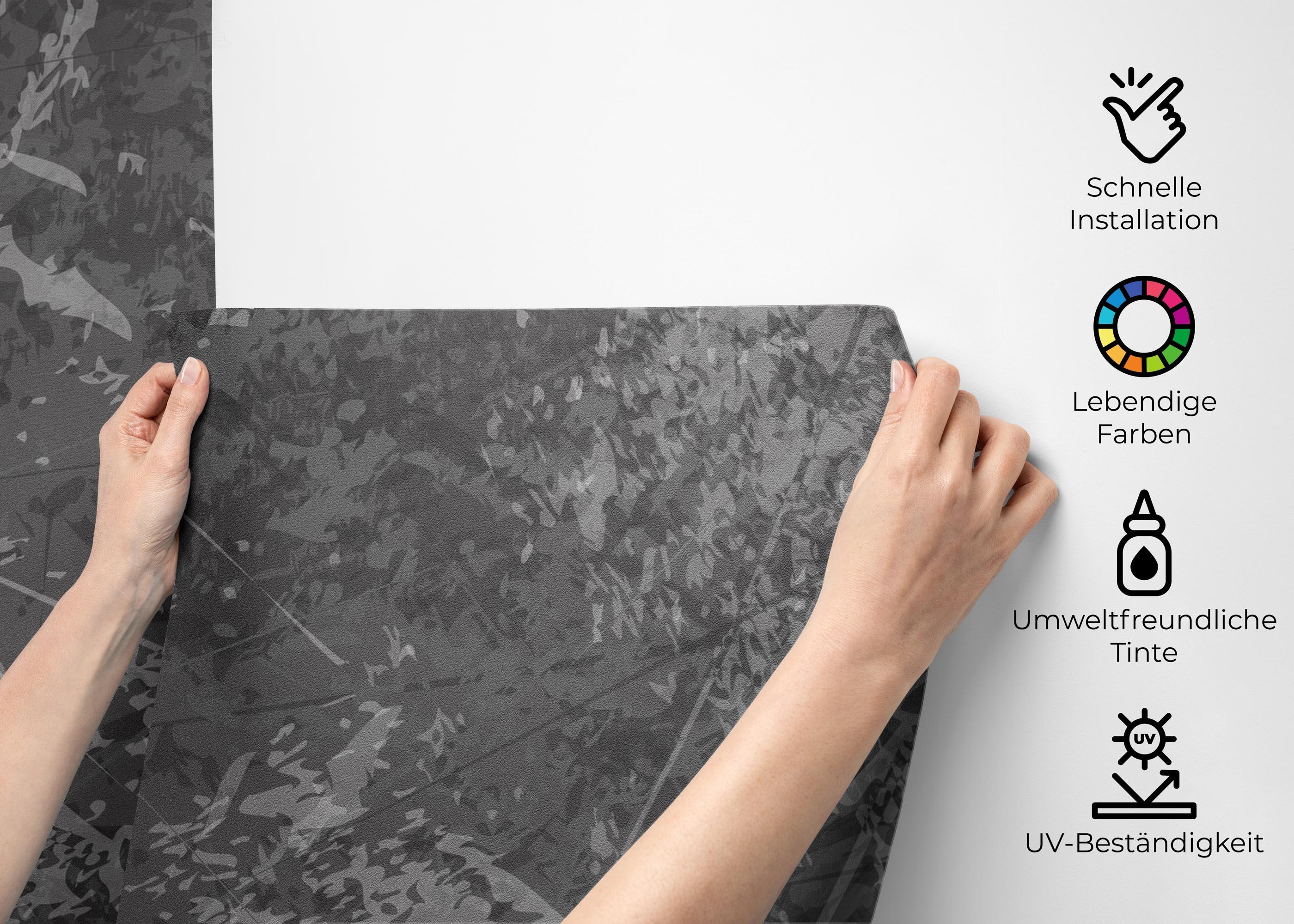 Fototapete Dark Texture Concrete mockup 2