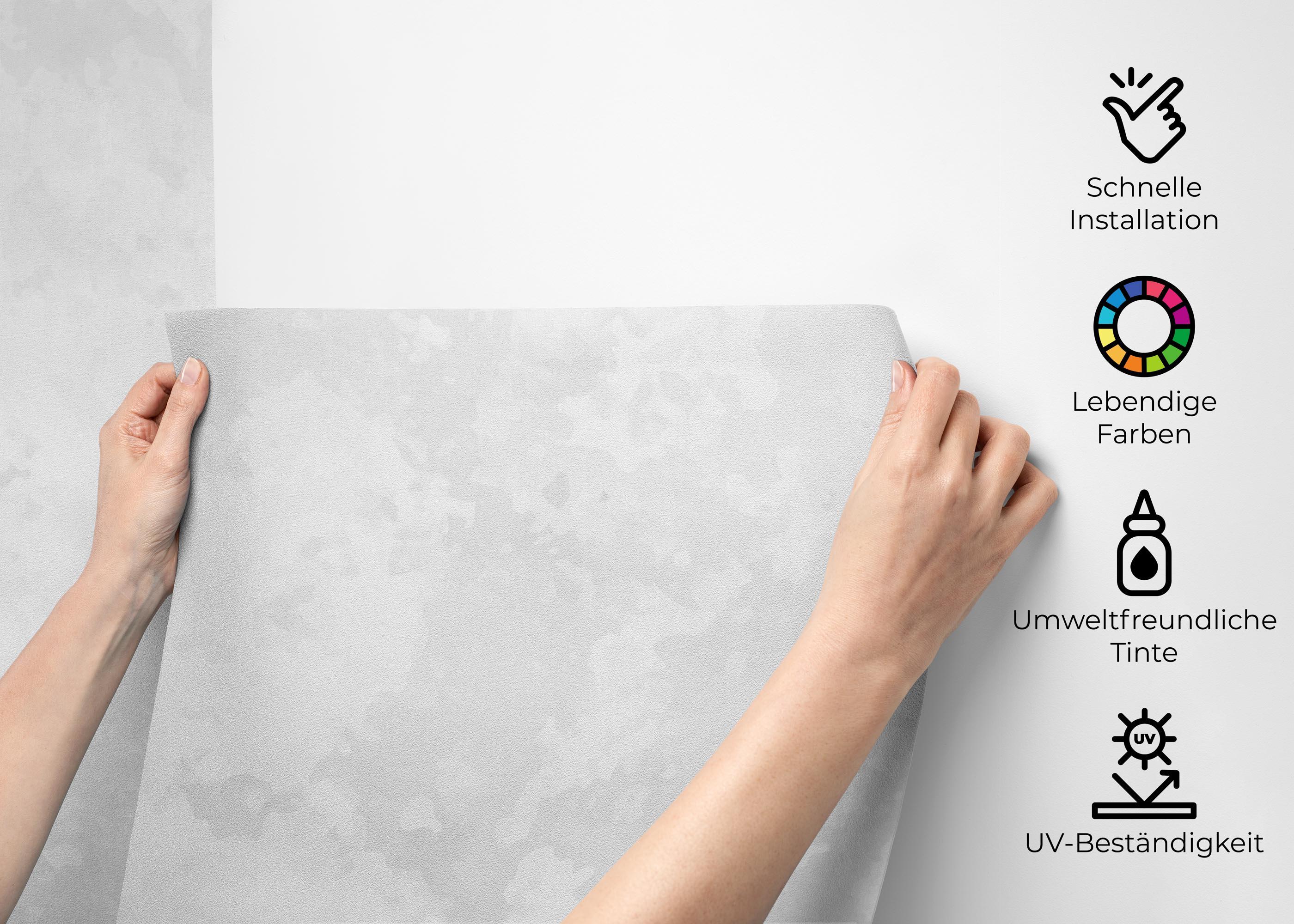 Fototapete Light Grey Concrete mockup 2