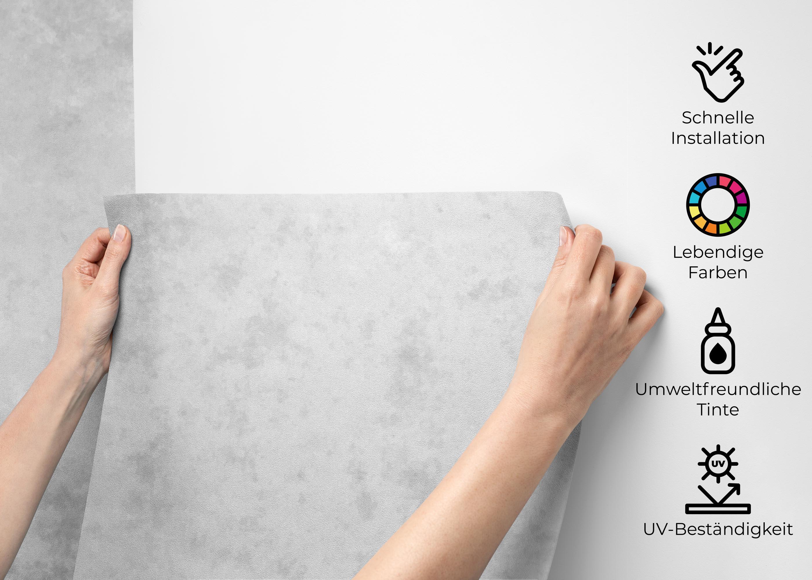 Fototapete Light Grey Paper Concrete mockup 2