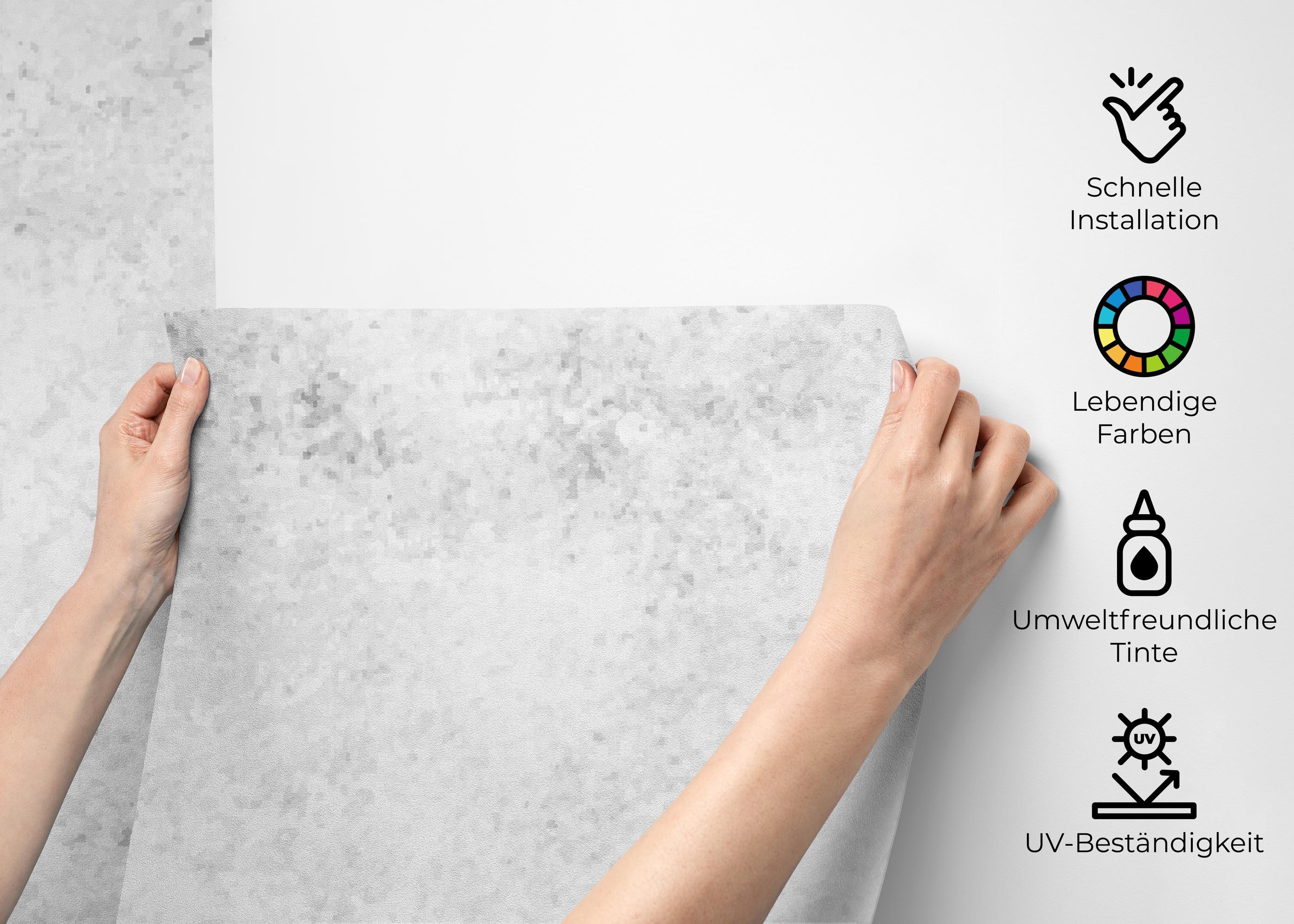 Fototapete Light Paper Concrete mockup 2