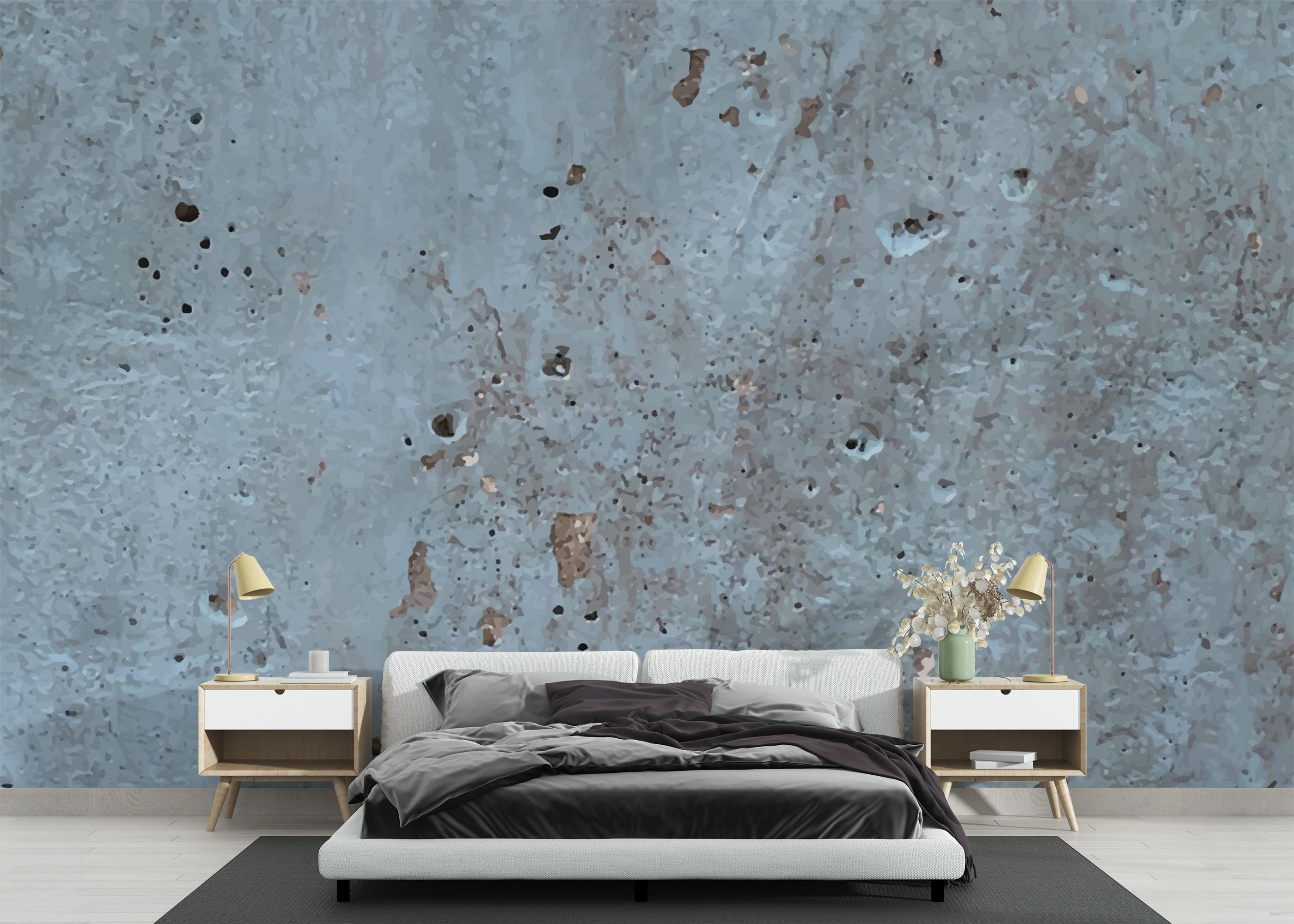 Fototapete Brown Crack Concrete mockup 3