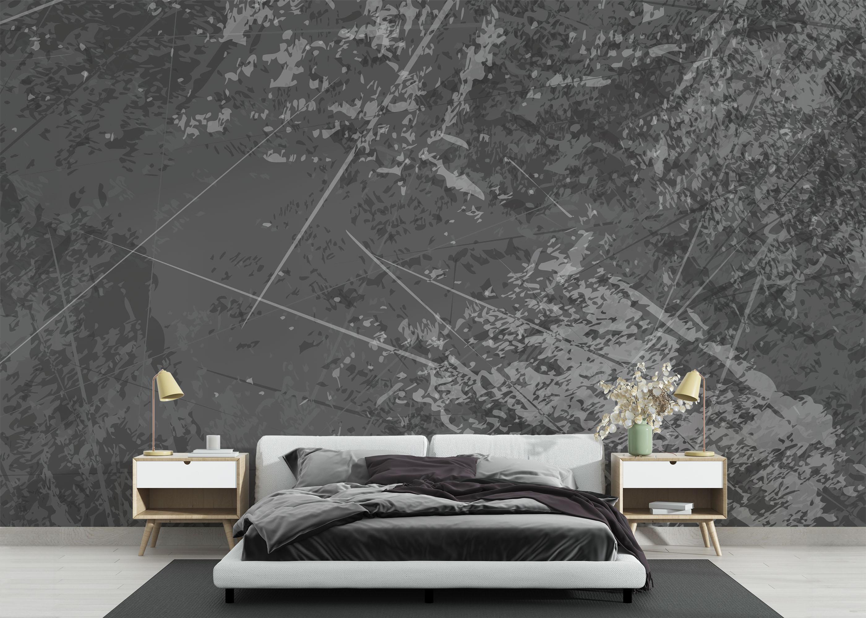 Fototapete Dark Texture Concrete mockup 3