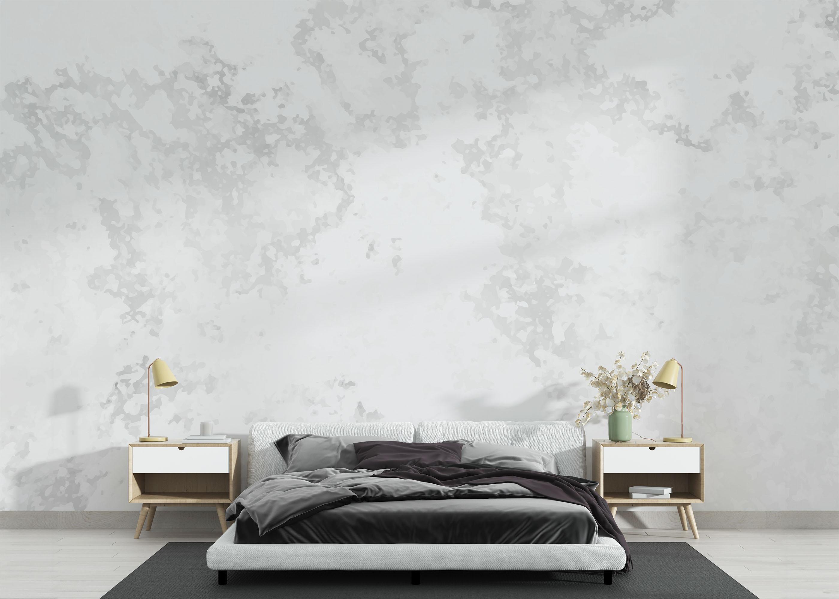 Fototapete Grey Concrete Wall mockup 3