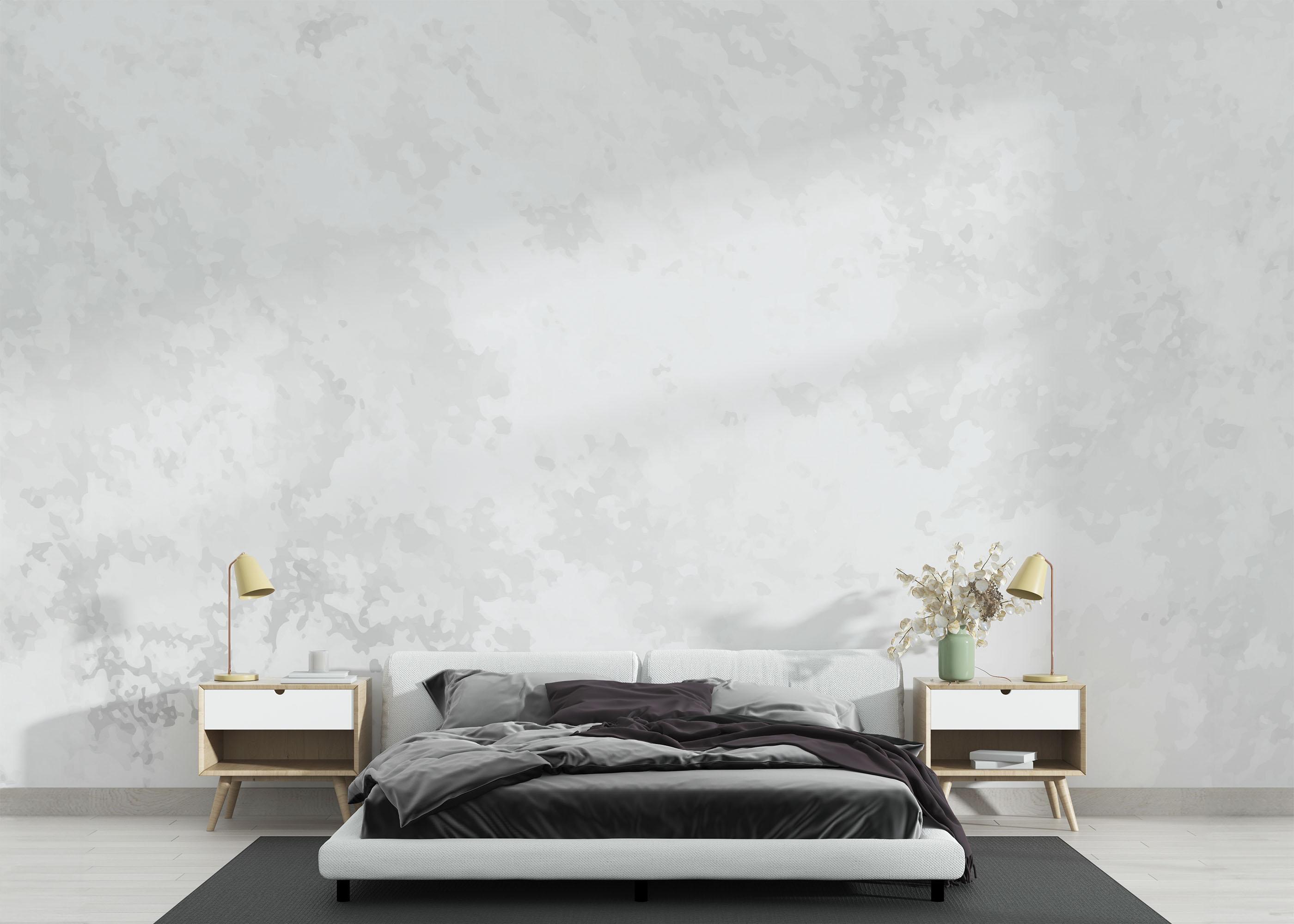 Fototapete Light Grey Concrete mockup 3