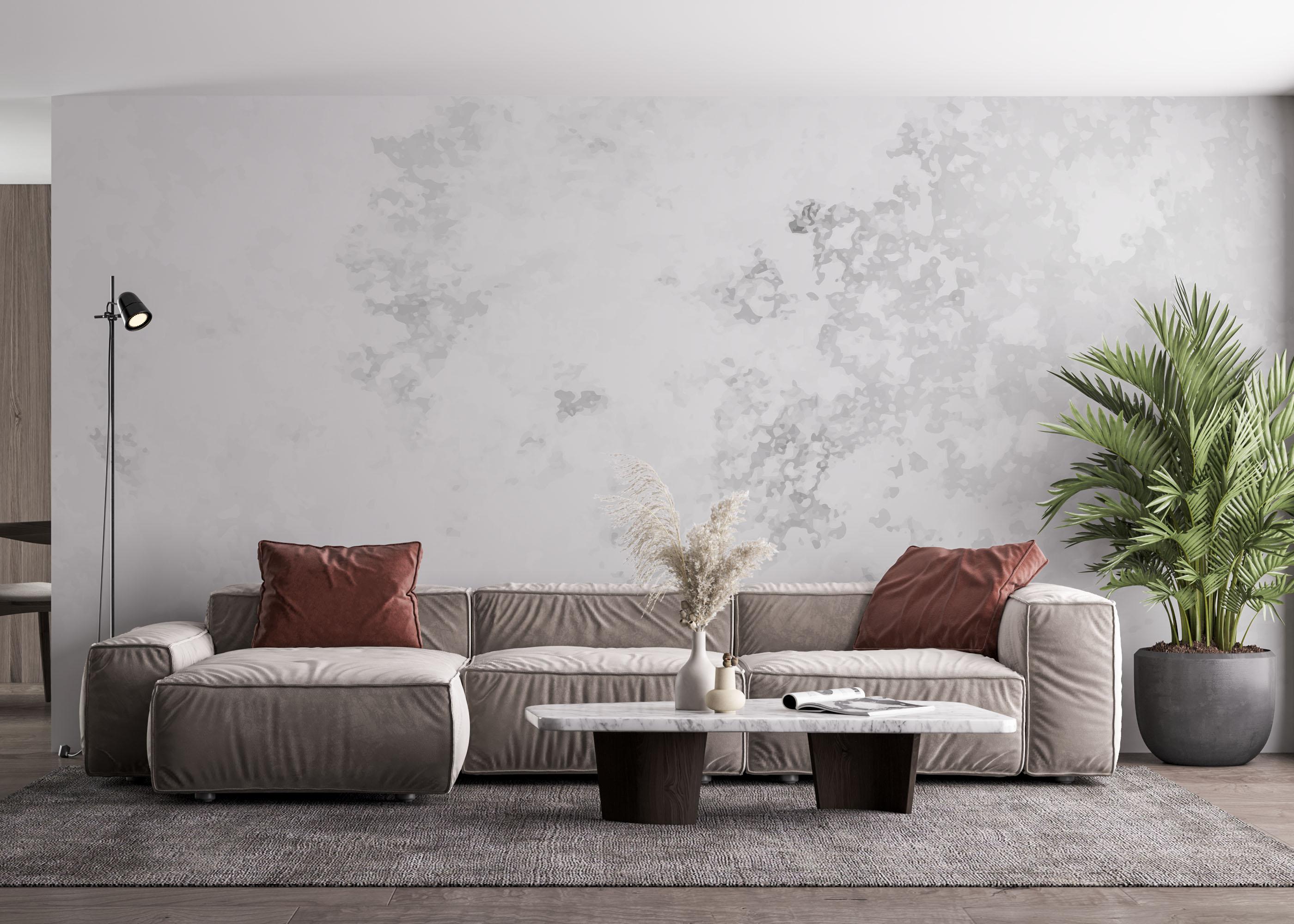 Fototapete Concrete Textured Wall mockup 4