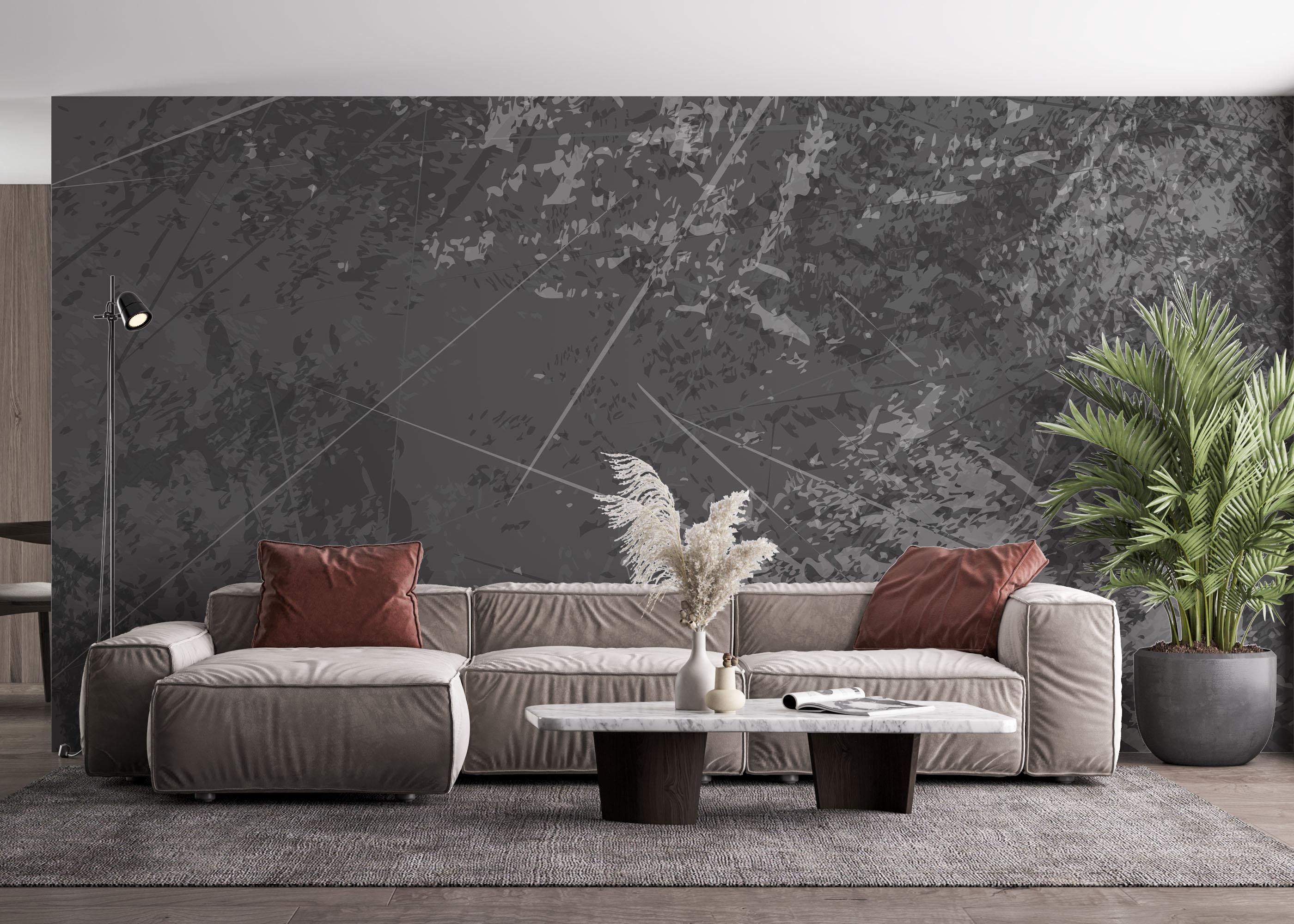 Fototapete Dark Texture Concrete mockup 4