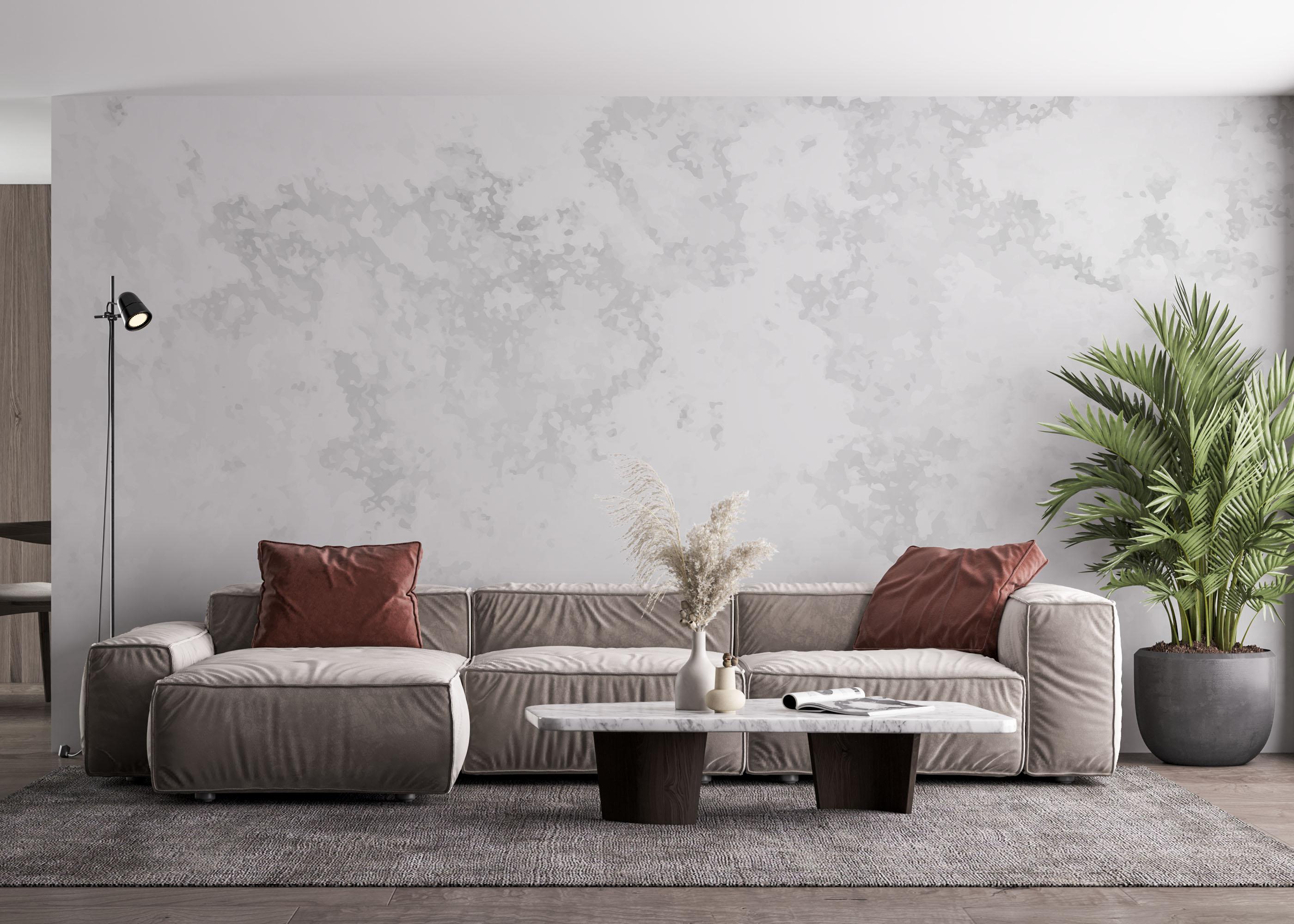 Fototapete Grey Concrete Wall mockup 4