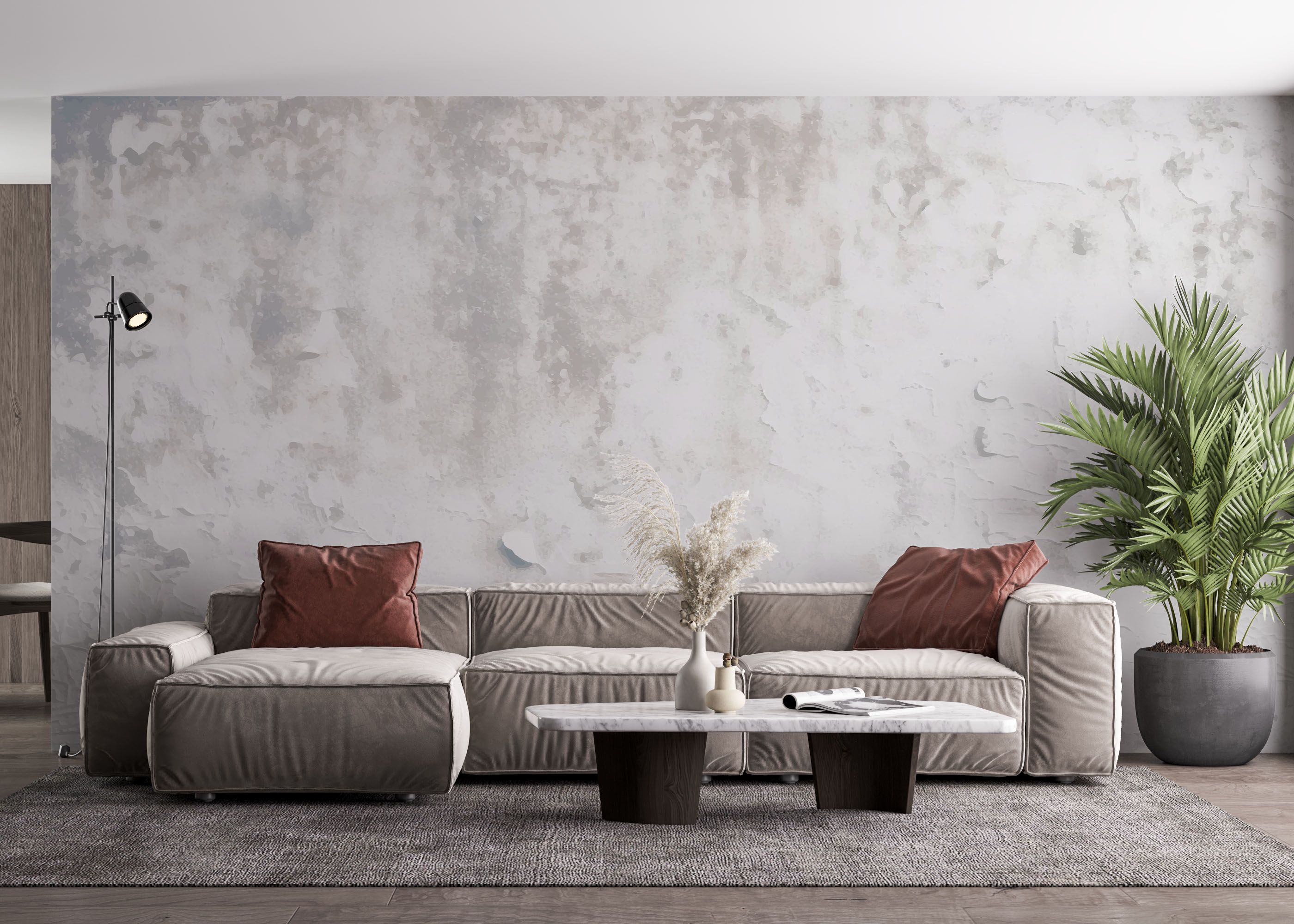 Light Blue Concrete mockup 4