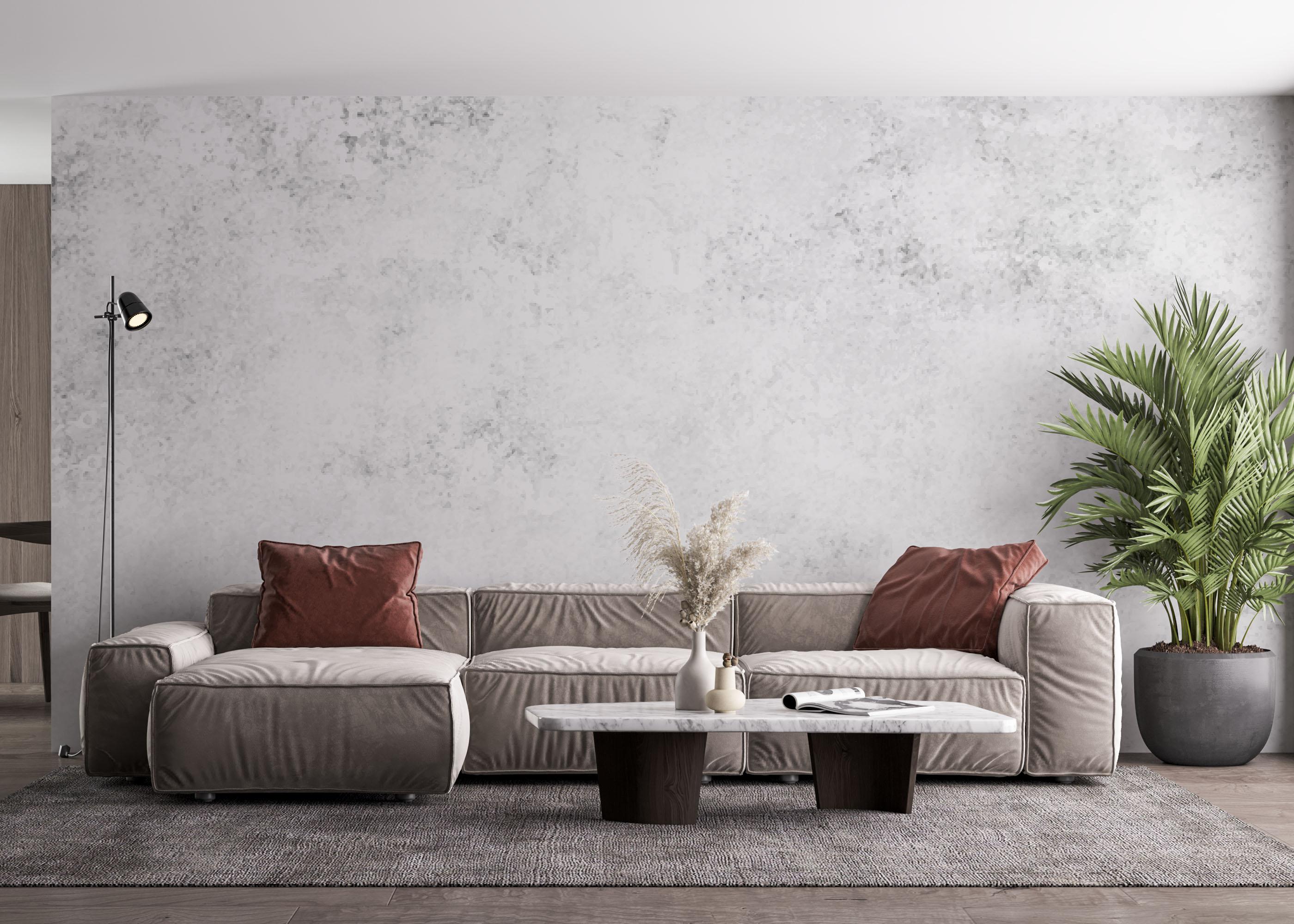 Fototapete Light Paper Concrete mockup 4