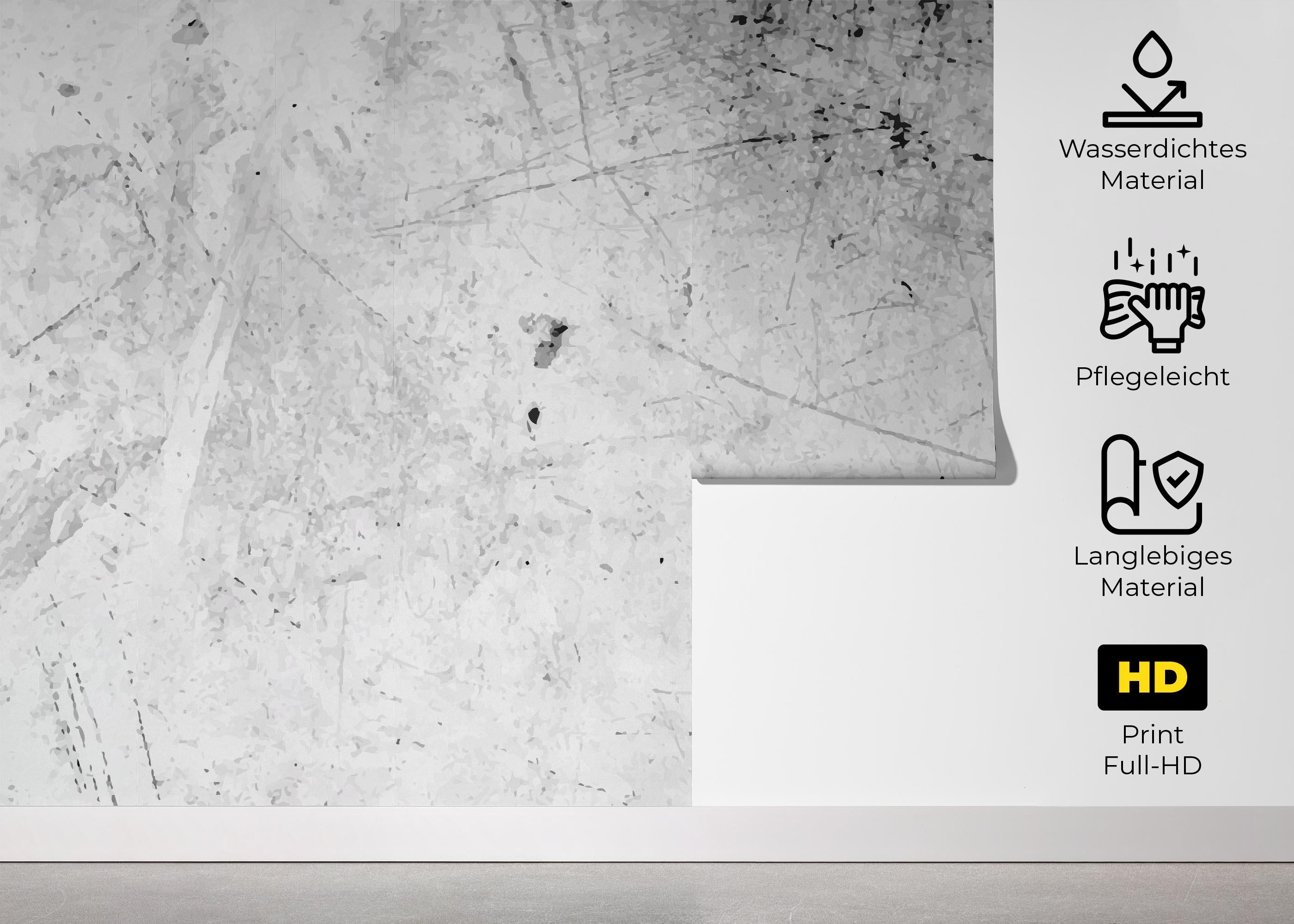 Fototapete Black Paint Concrete mockup 5