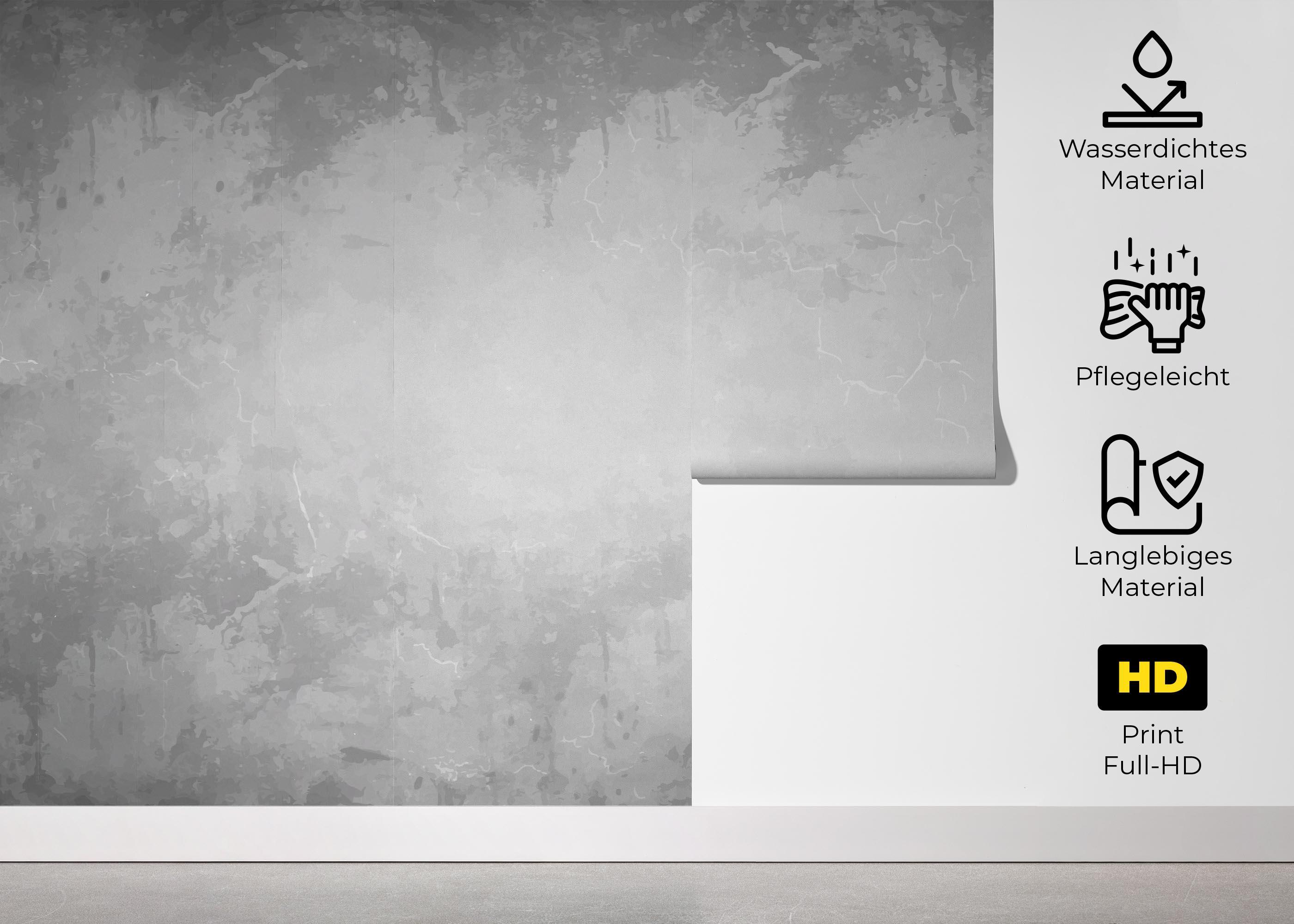 Fototapete Concrete Light Wall mockup 5