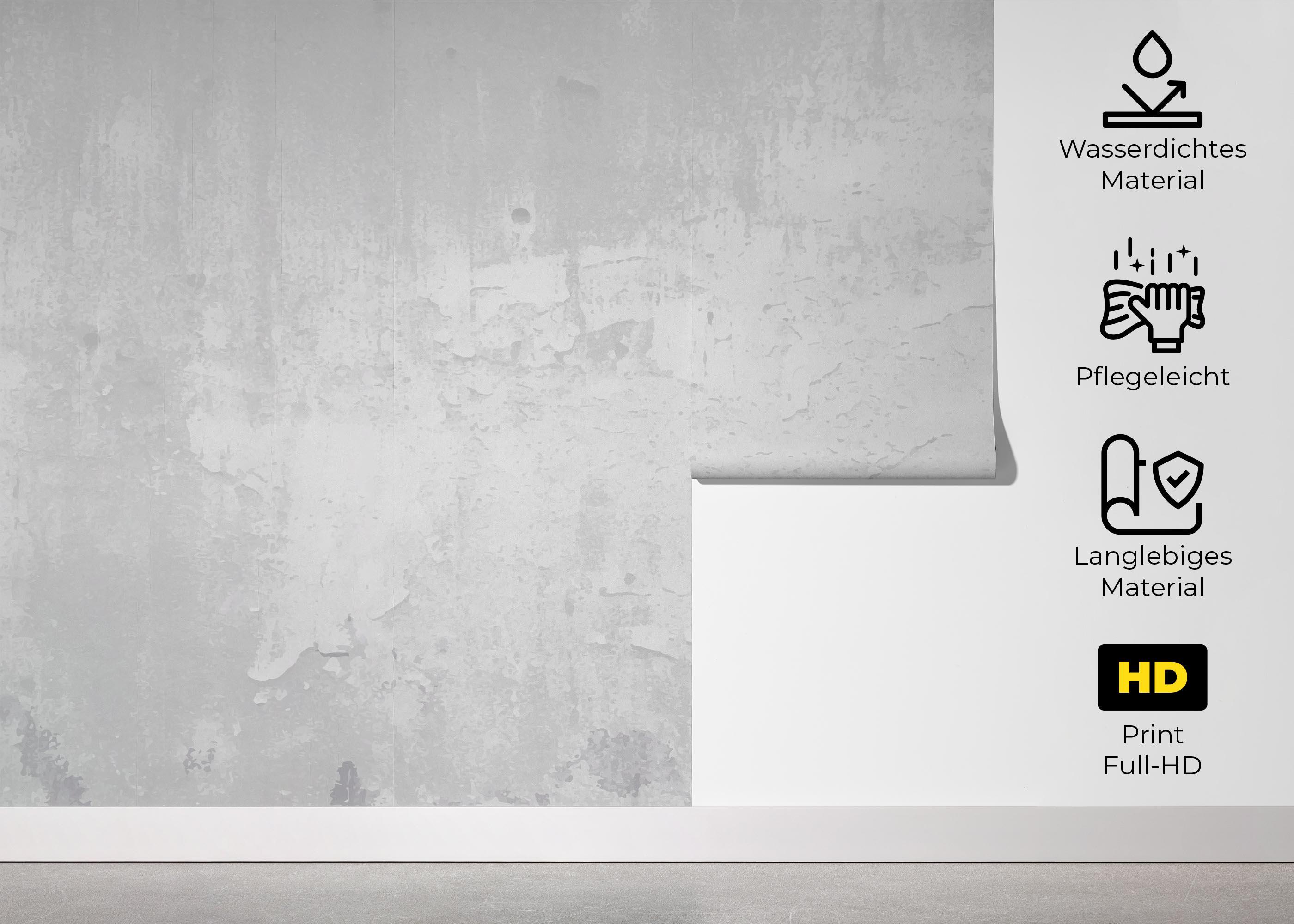 Fototapete Concrete Wall Grey mockup 5
