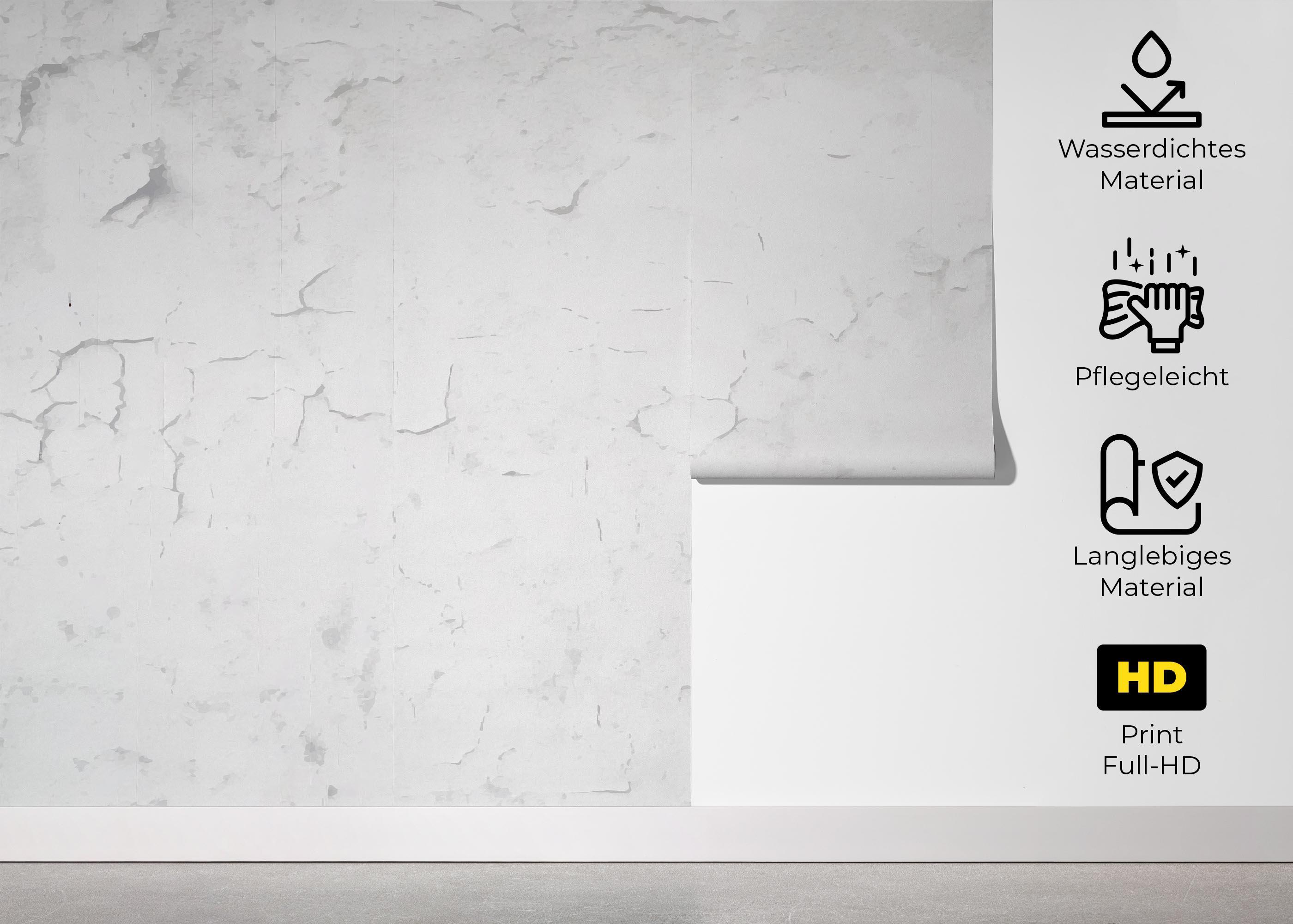 Fototapete Grey Concrete Crack mockup 5