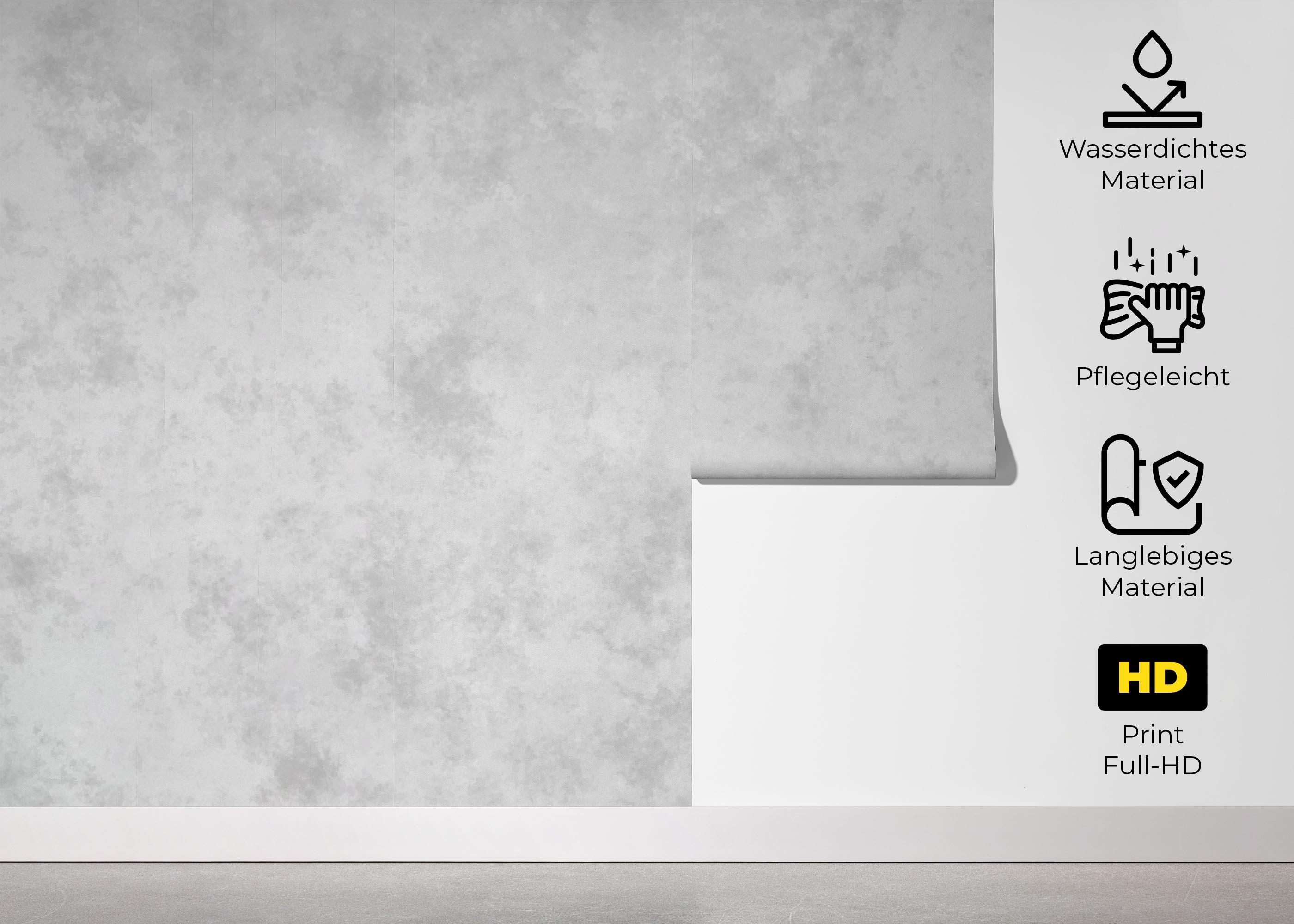 Fototapete Light Grey Paper Concrete mockup 5
