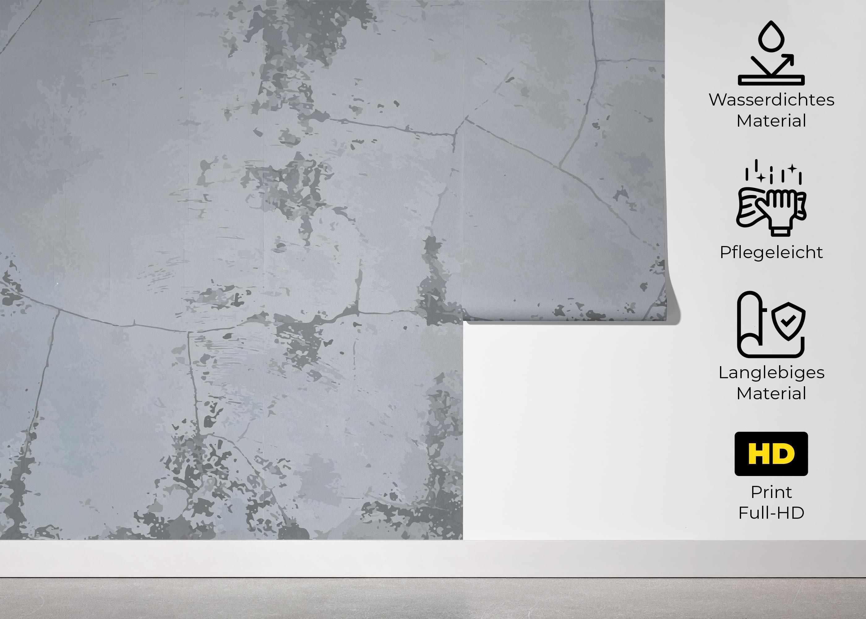 Fototapete Purple Light Concrete mockup 5