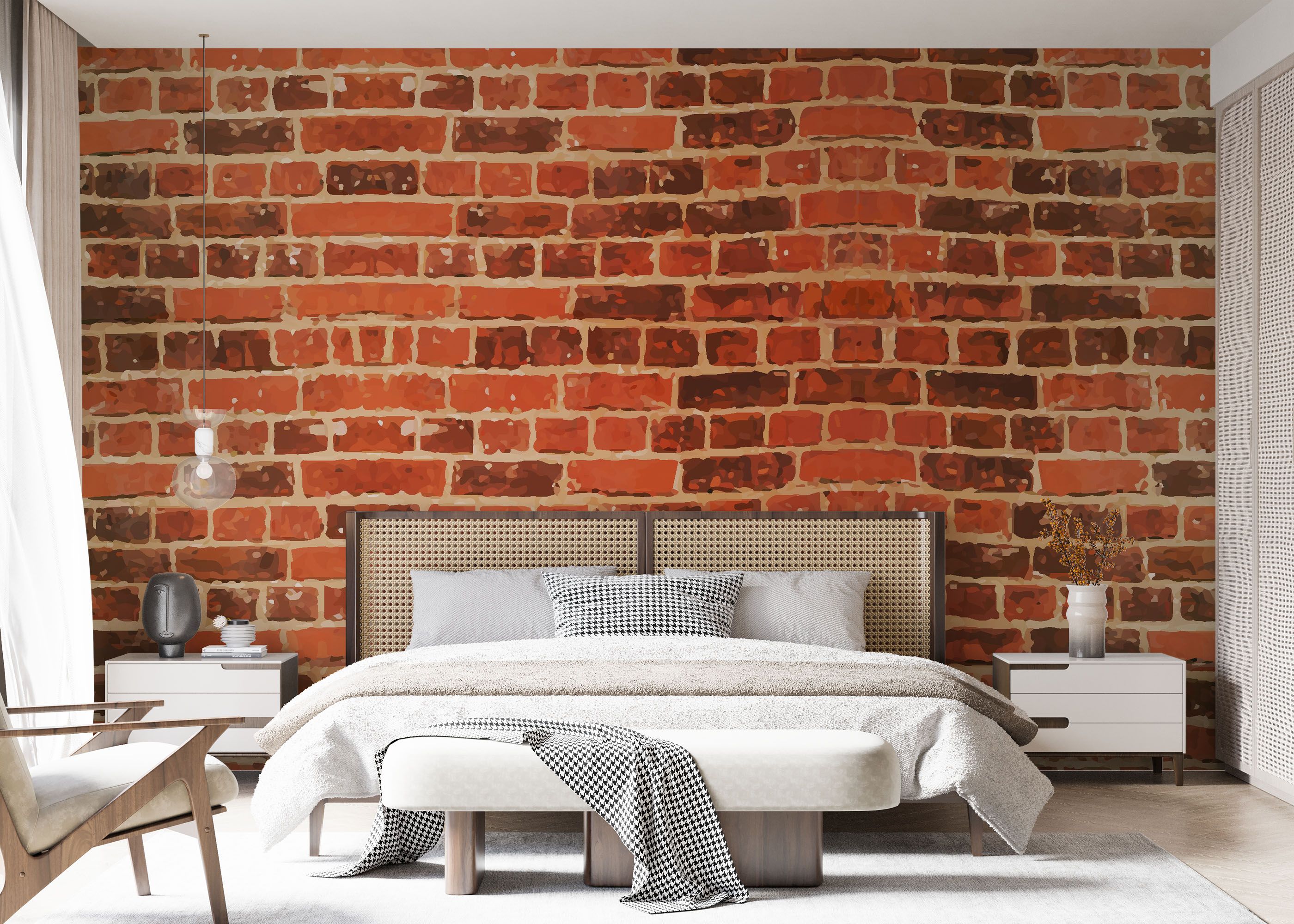 Cool Orange Brick mockup 7