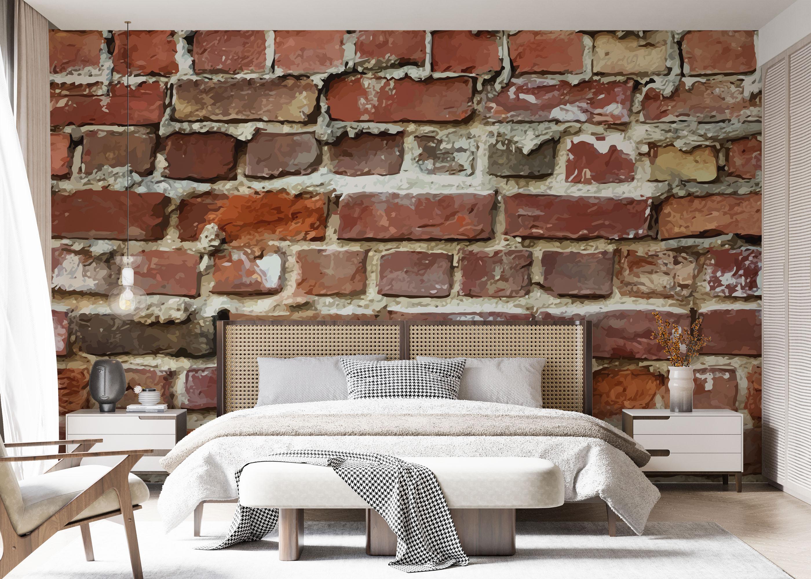 Fototapete Cool Realistic Brick mockup 7