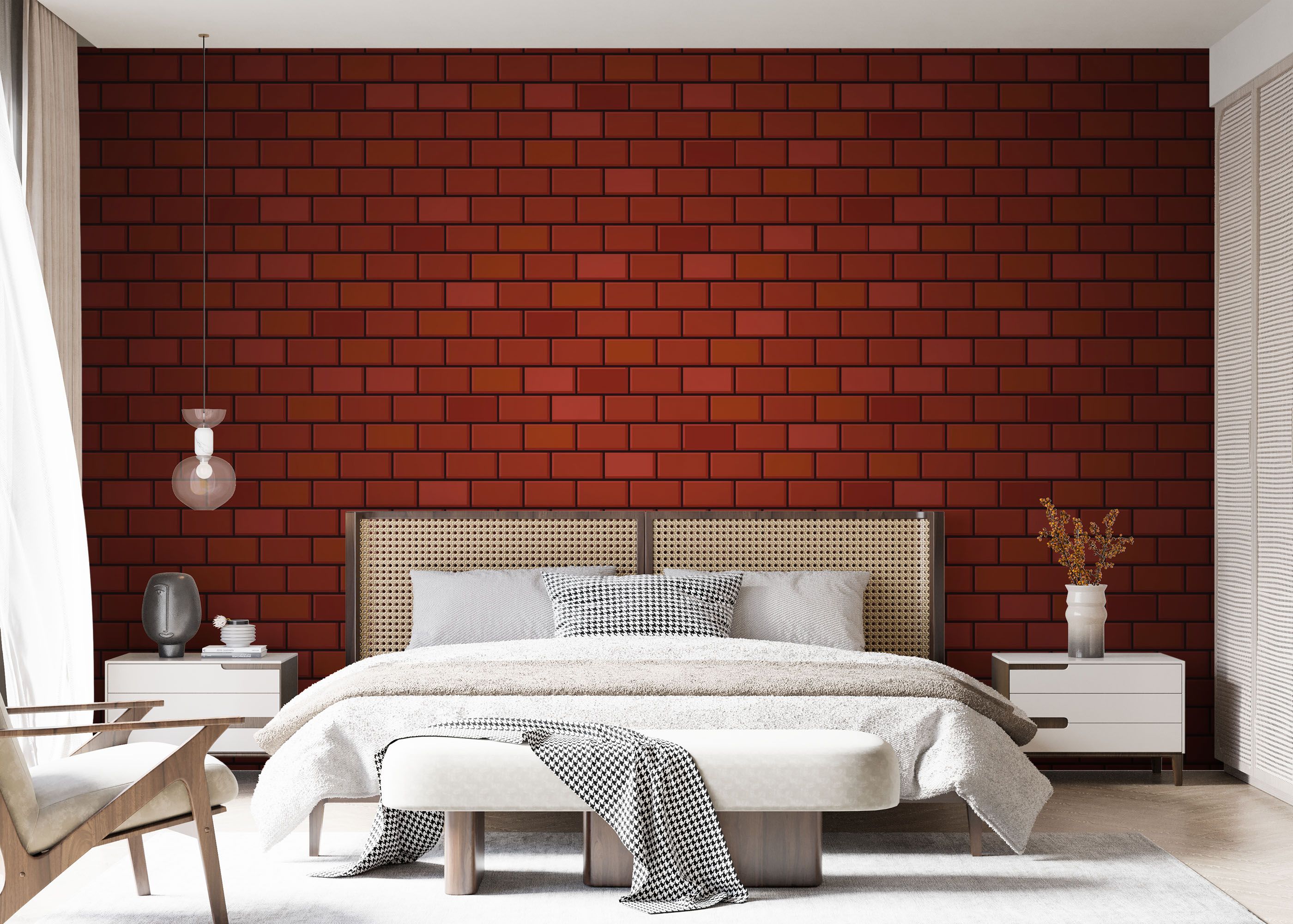 Red Light Brick mockup 7